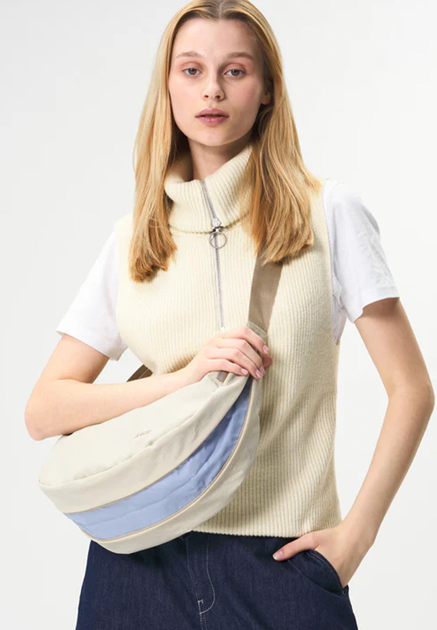 AEVOR - Bike Sling Bag - Off White - BACKYARD