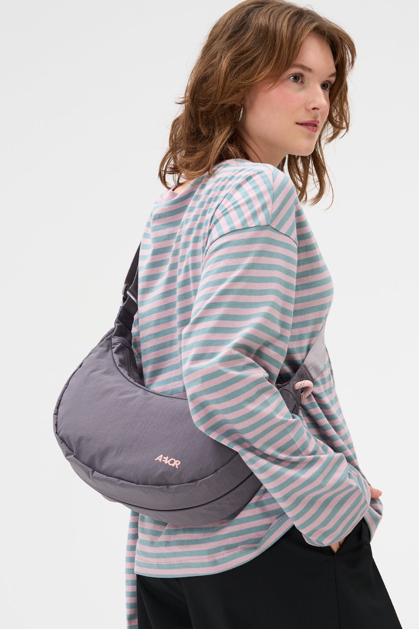 AEVOR - Bike Sling Bag - Grey - BACKYARD