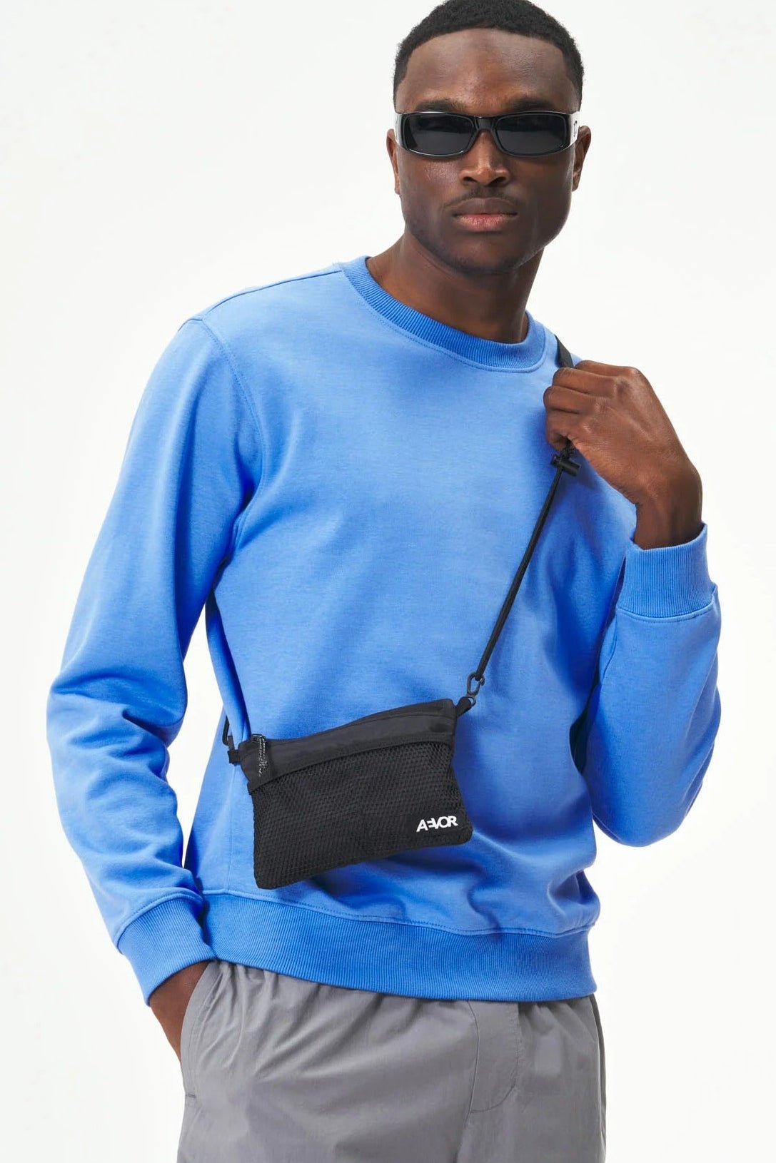 AEVOR - Chest Pouch - Ripstop Black - BACKYARD