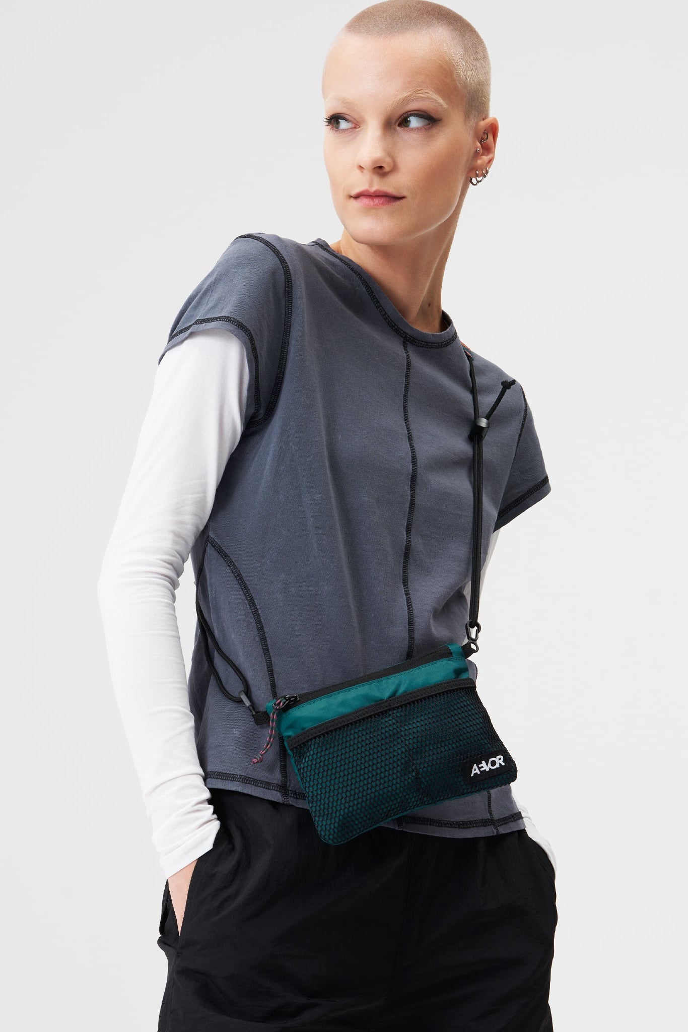 AEVOR - Chest Pouch - Ripstop Evergreen - BACKYARD