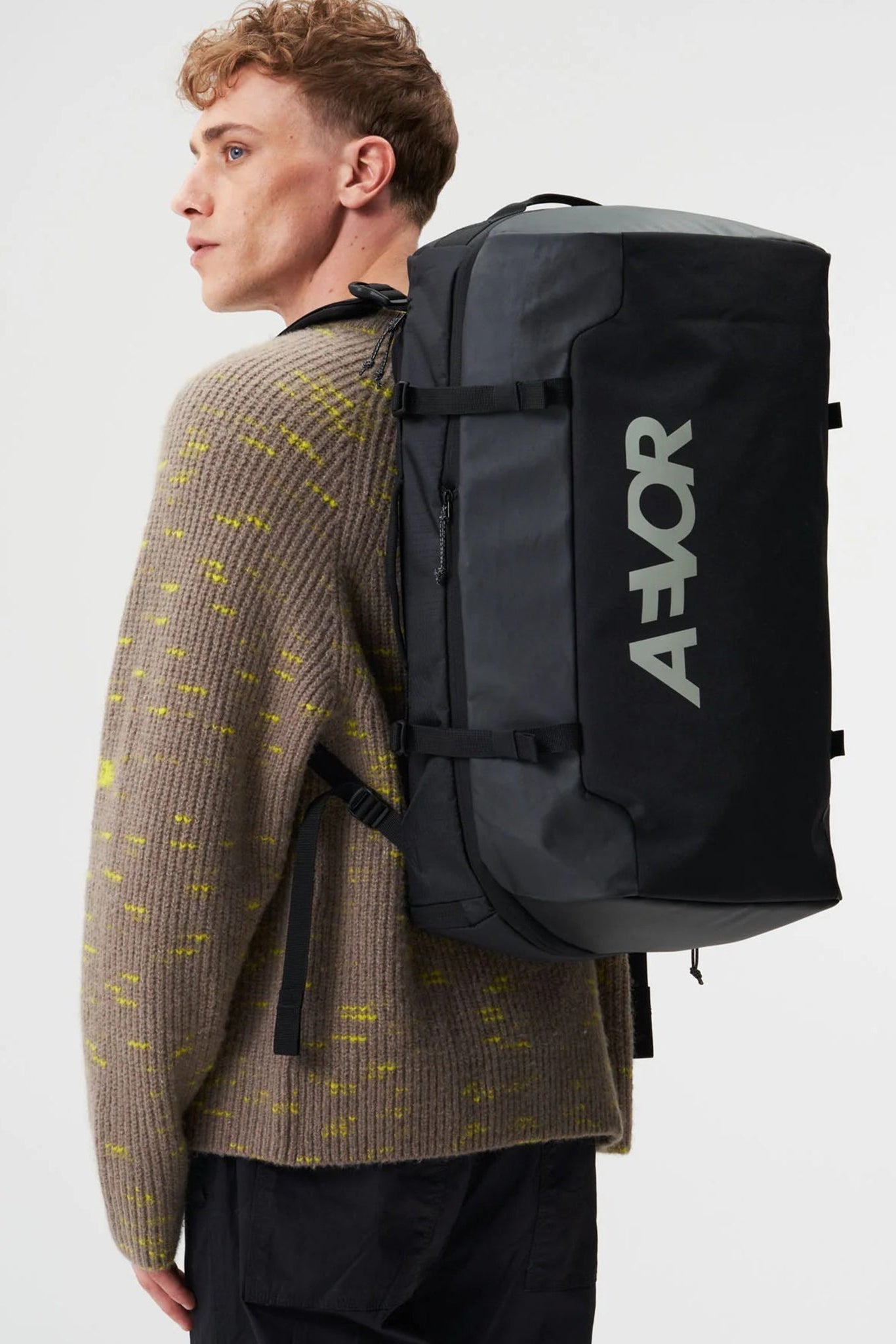 AEVOR - Duffel Pack - Proof Black - BACKYARD