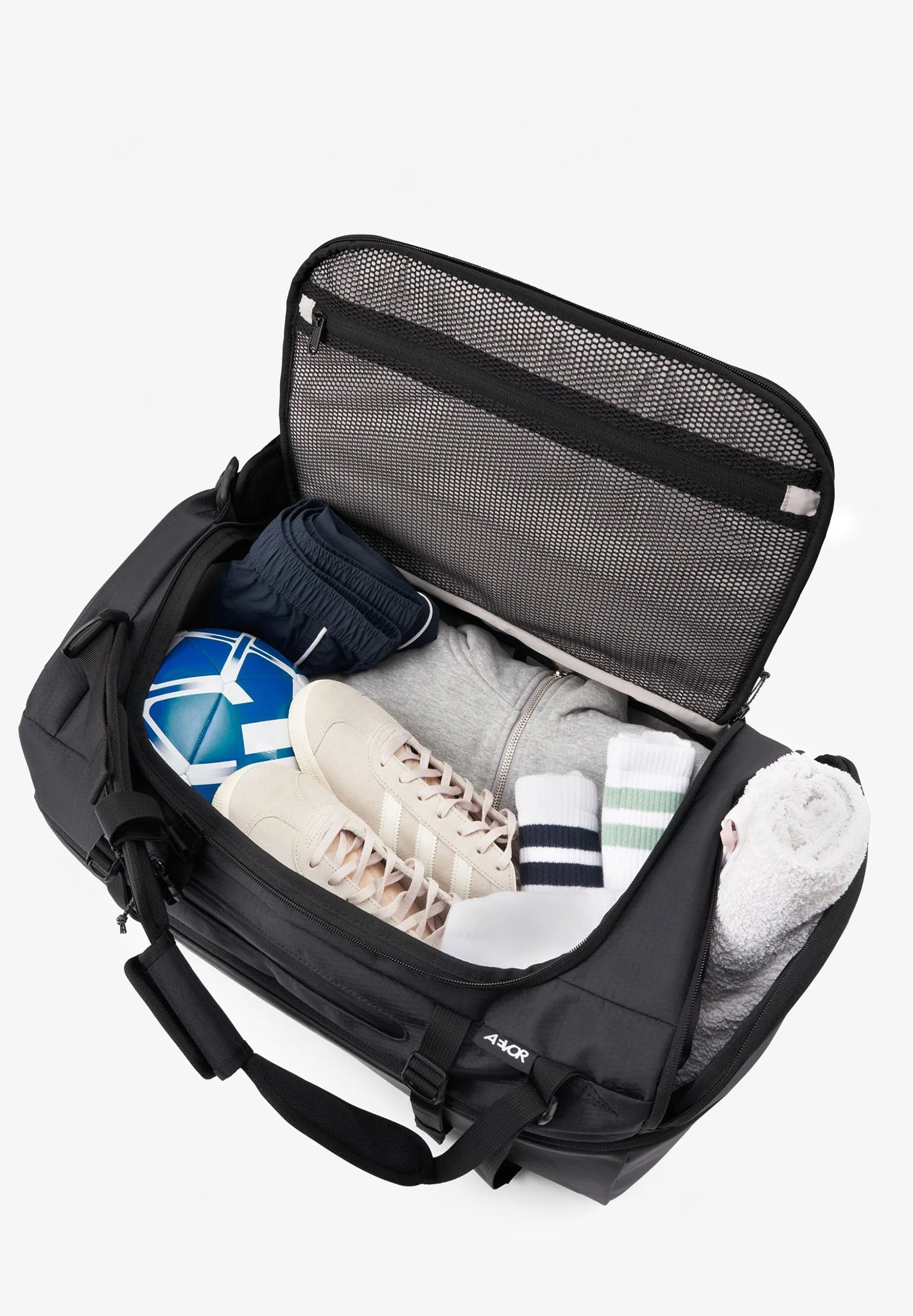 AEVOR - Duffel Pack - Proof Black - BACKYARD