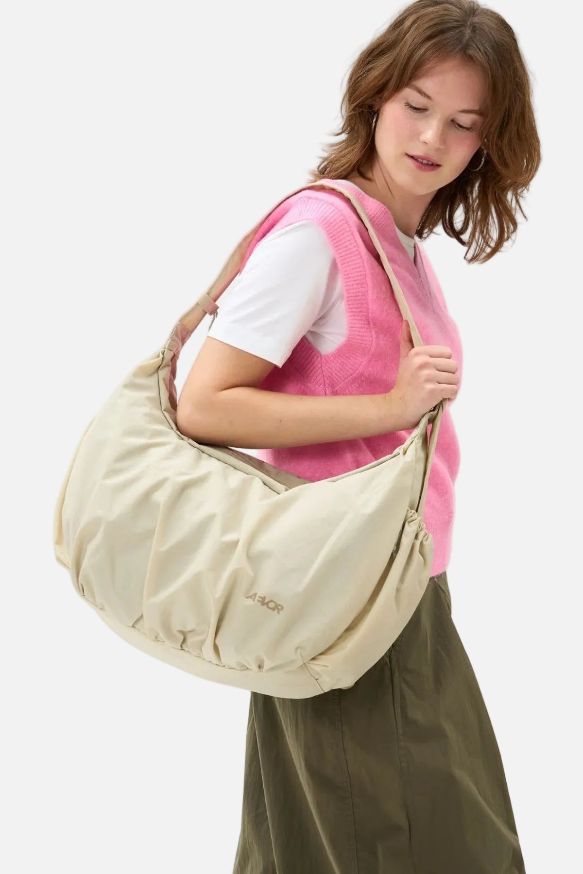 AEVOR - Slouchy Bag - Off White - BACKYARD