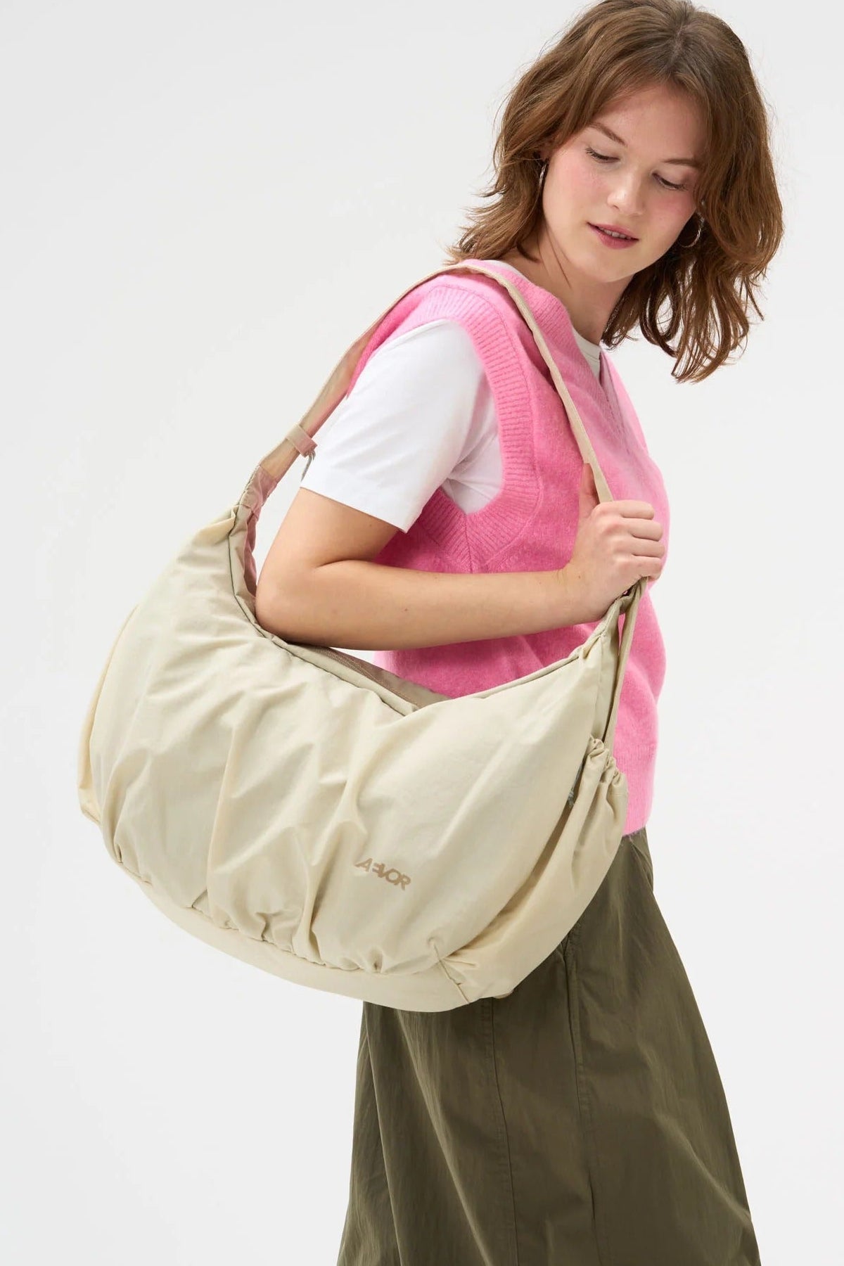 AEVOR - Slouchy Bag - Off White - BACKYARD