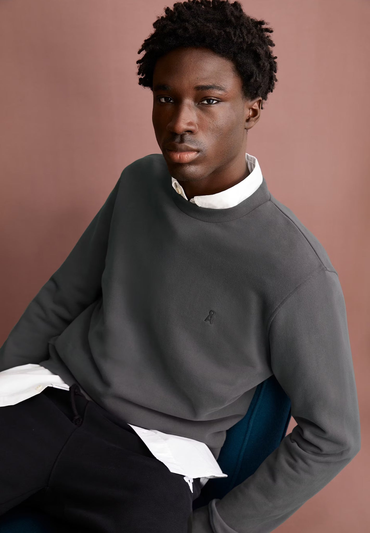 ARMEDANGELS - Baaro Fleece - Space Steel - BACKYARD