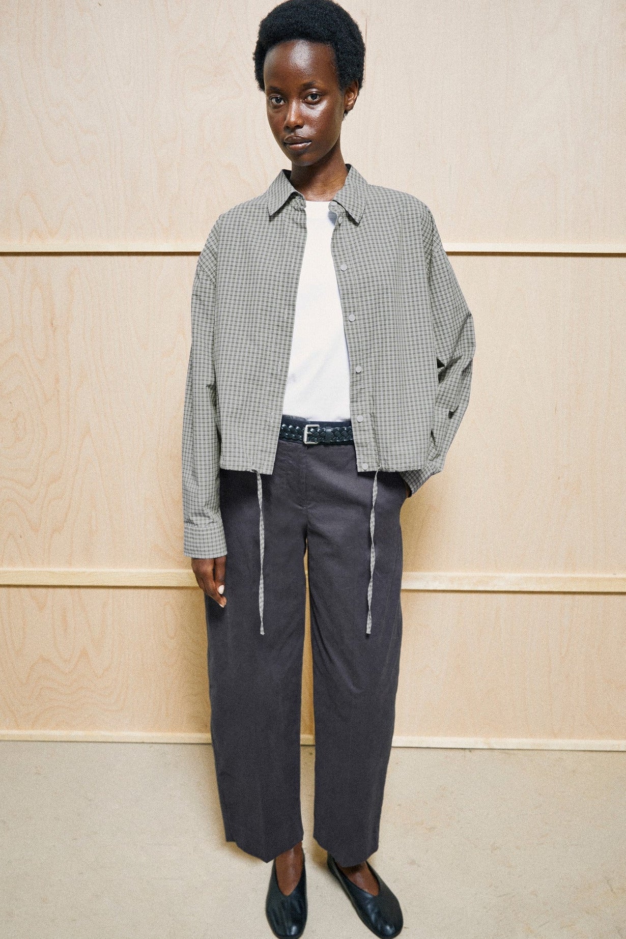 ARMEDANGELS-Barrel Leg Twill Pant-Dark Steel-BACKYARD