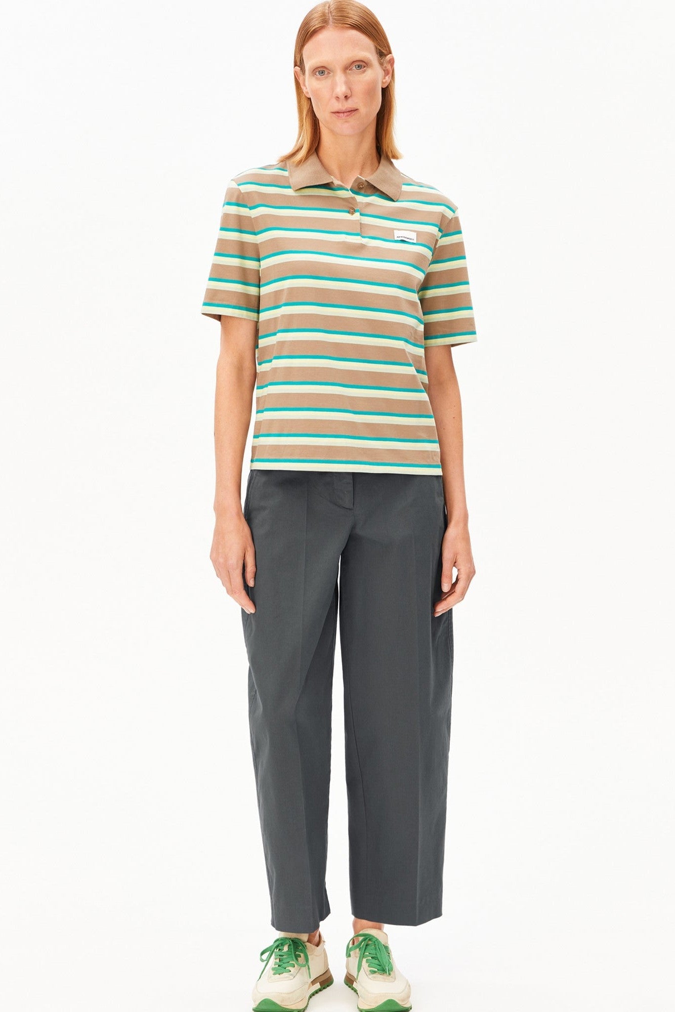 ARMEDANGELS - Barrel Leg Twill Pant - Space Steel - BACKYARD