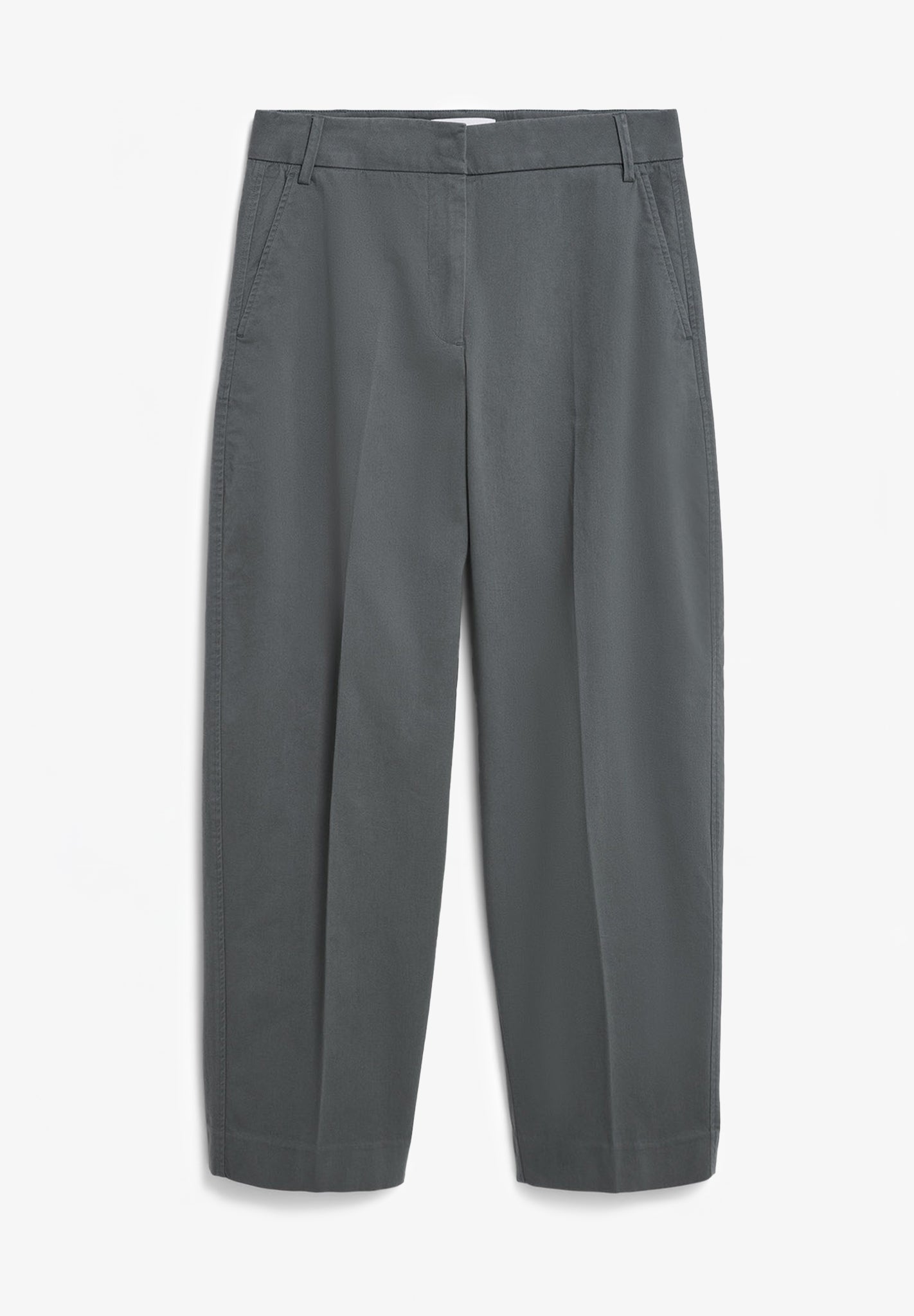 ARMEDANGELS - Barrel Leg Twill Pant - Space Steel - BACKYARD