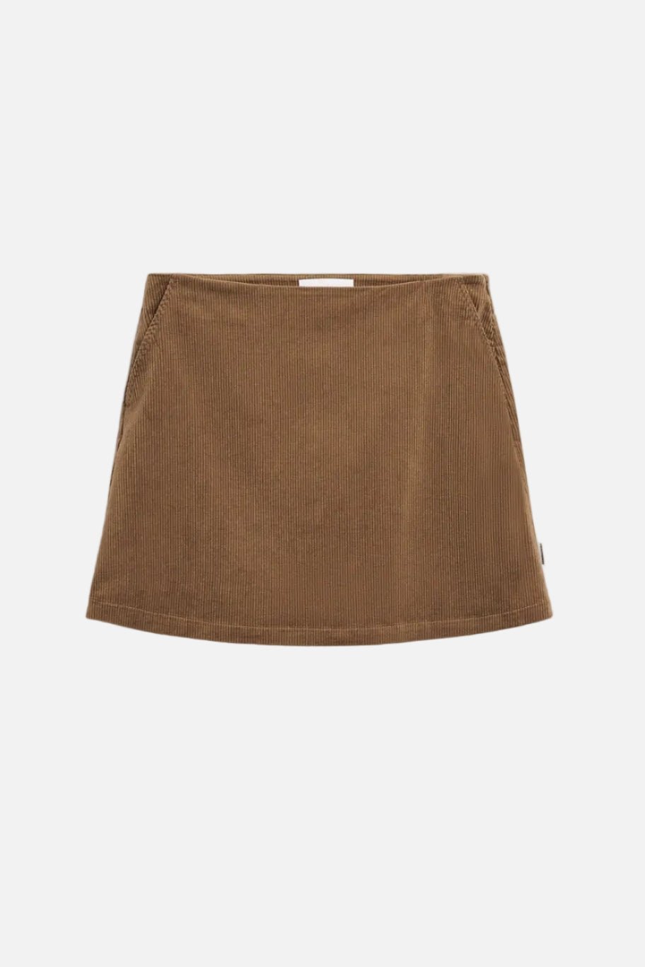 ARMEDANGELS-Corduroy Mini Skirt-Amberwood-BACKYARD
