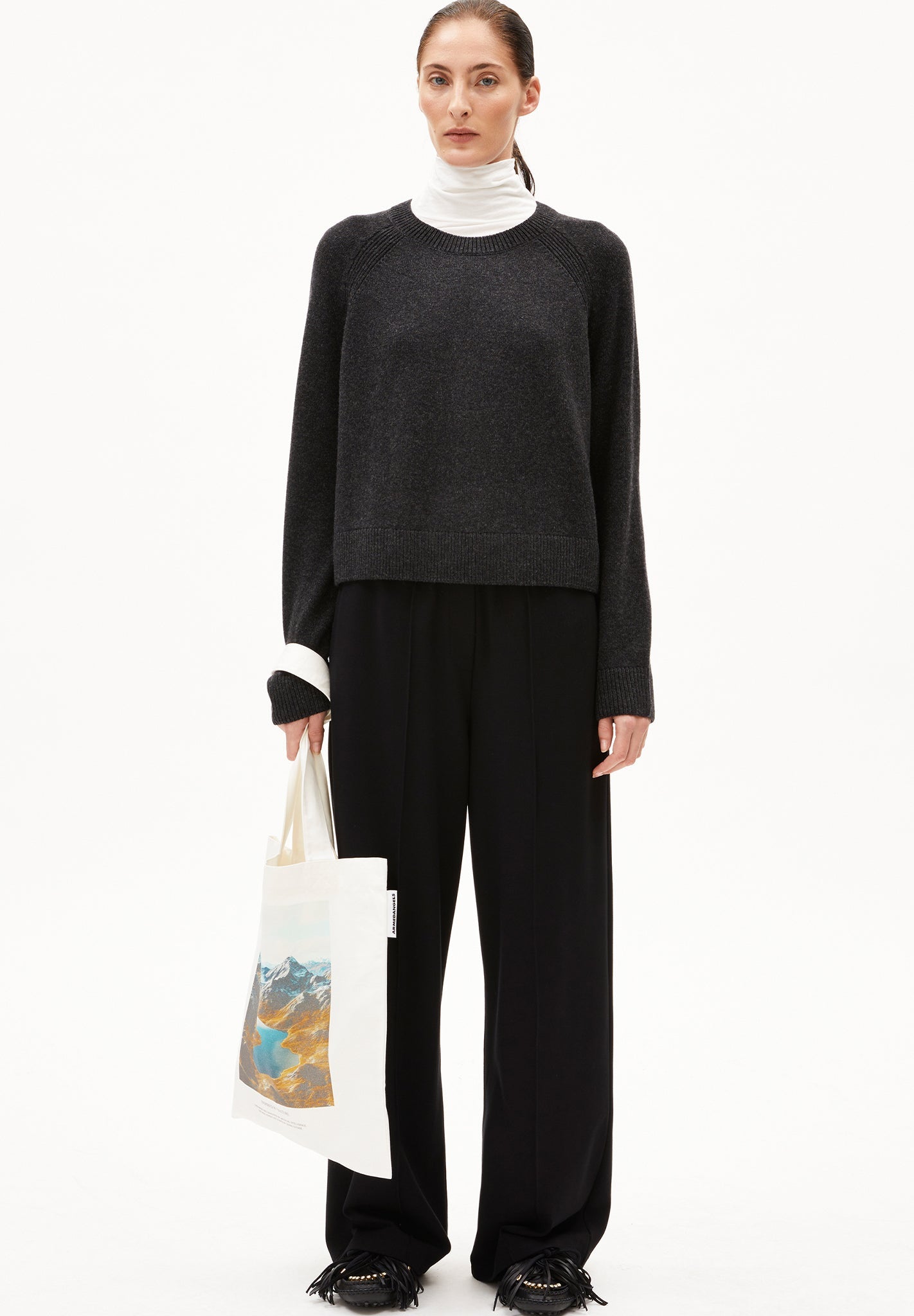 ARMEDANGELS - Diliriaa Reglana - Steel Melange - BACKYARD