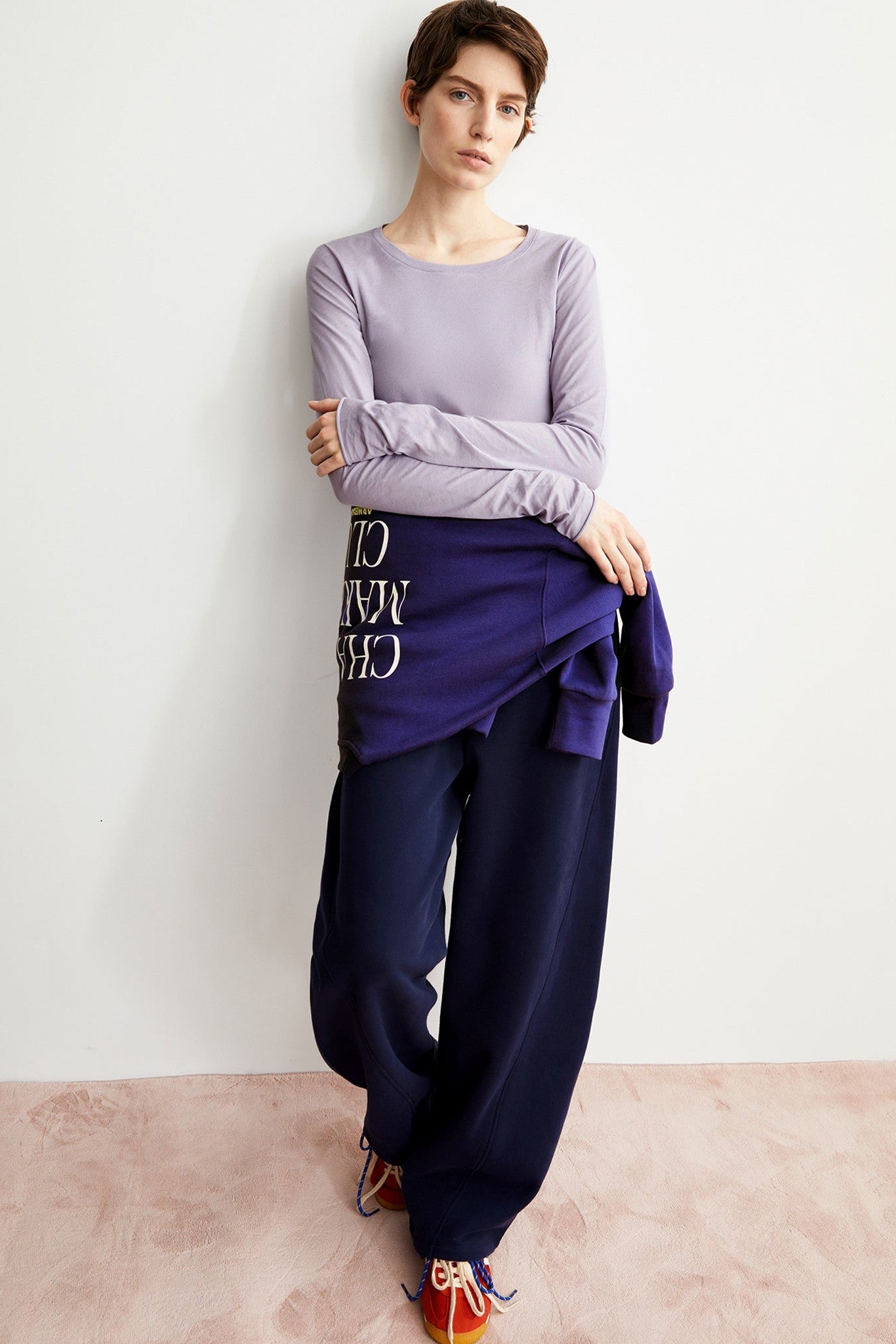 ARMEDANGELS - Einiaara Soft - Frozen Lavender - BACKYARD