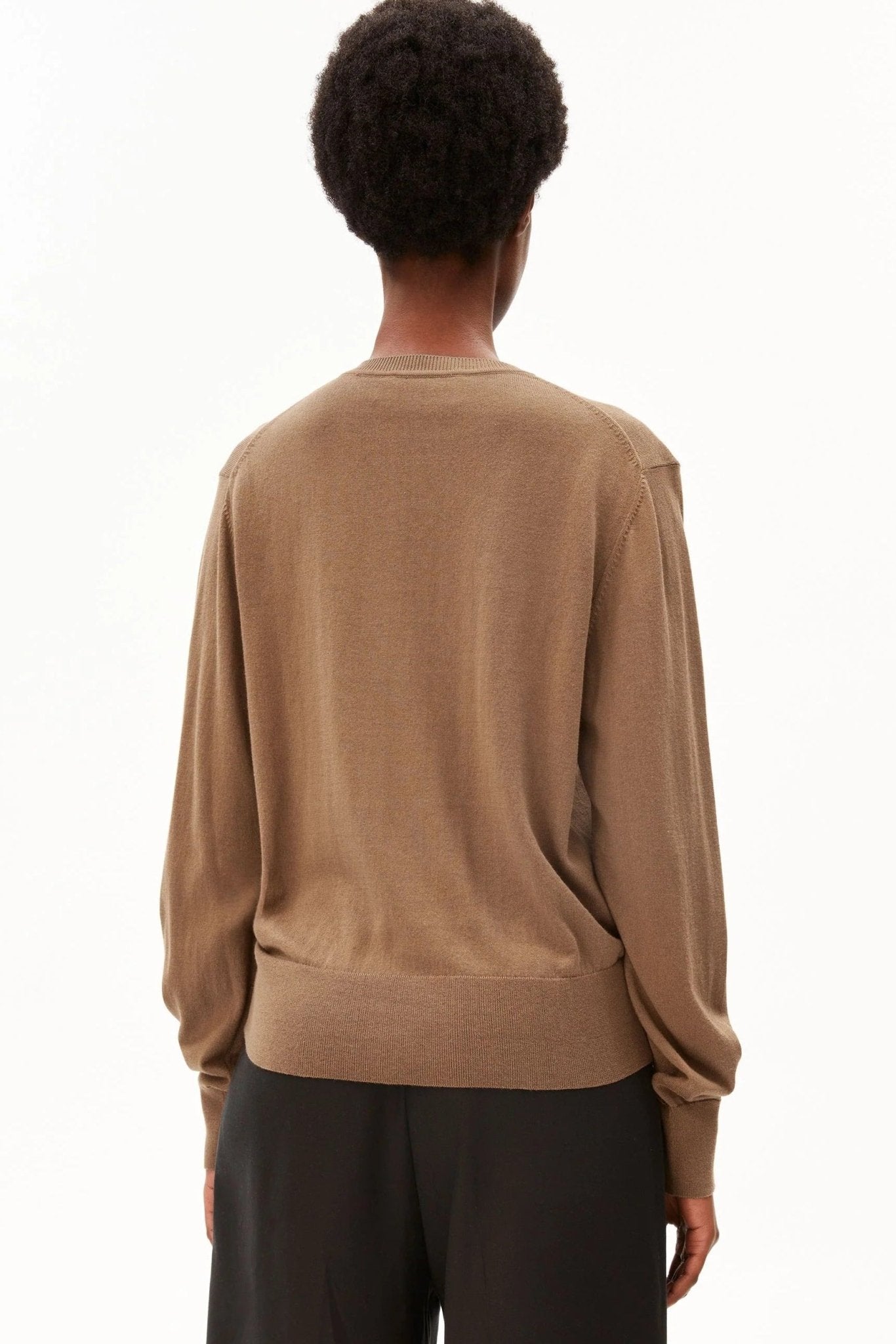 ARMEDANGELS-Fine Knit Cardigan-Amberwood-BACKYARD