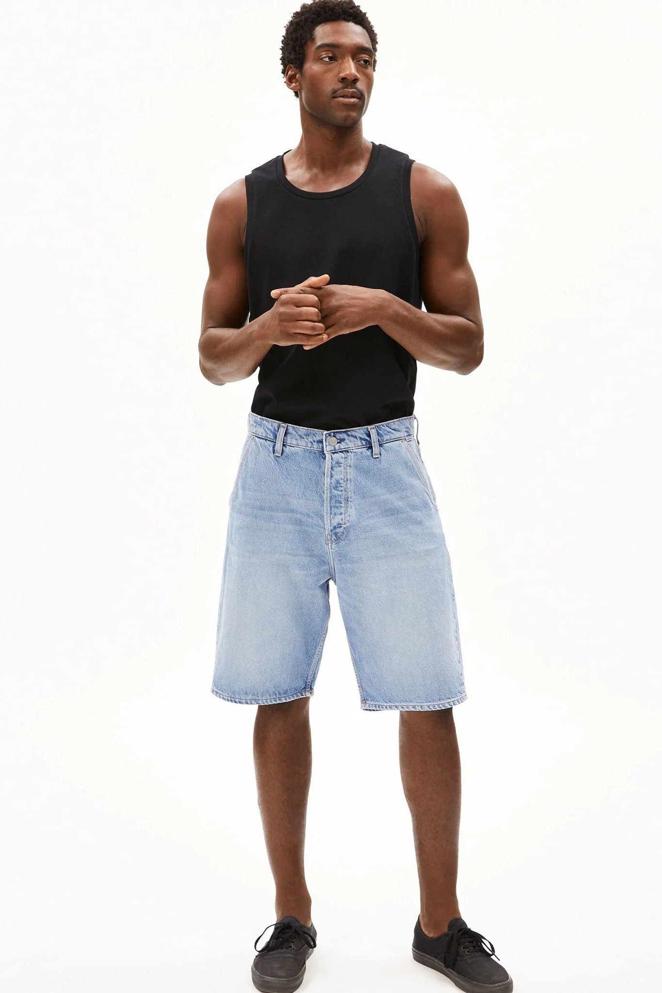 ARMEDANGELS - Heavy Weight Tank Top - Black - BACKYARD