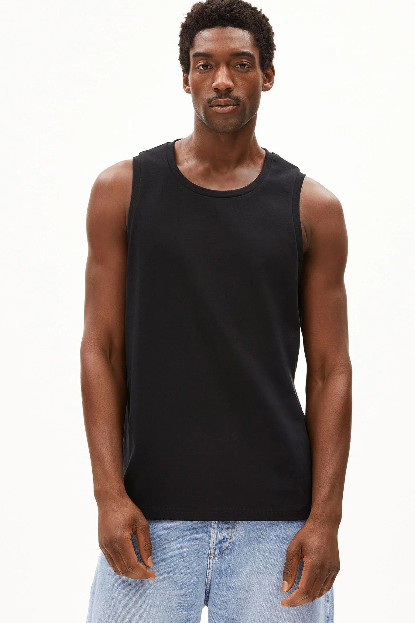 ARMEDANGELS - Heavy Weight Tank Top - Black - BACKYARD