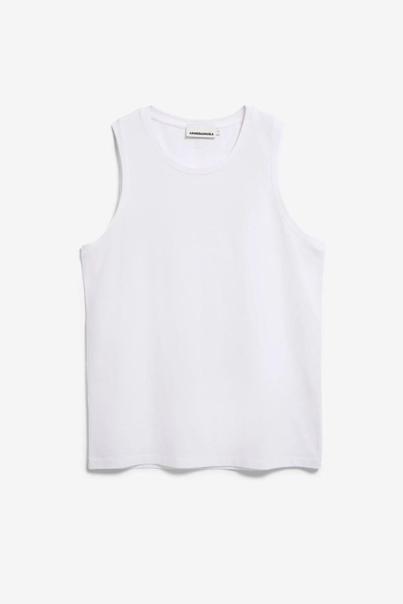 ARMEDANGELS - Heavy Weight Tank Top - White - BACKYARD