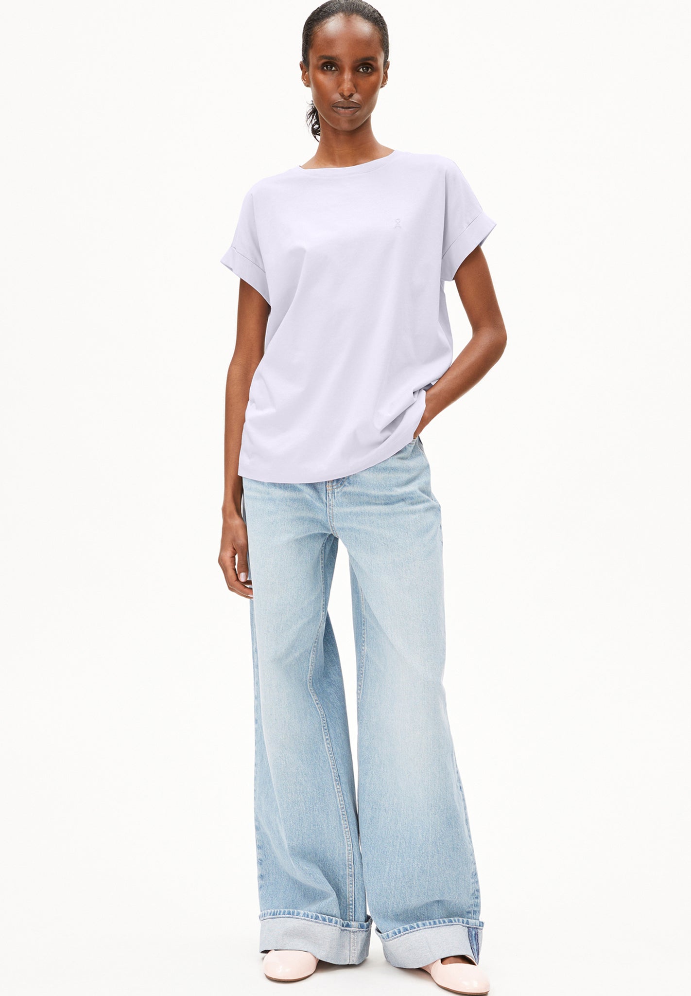 ARMEDANGELS - Idaara - Soft Lilac - BACKYARD