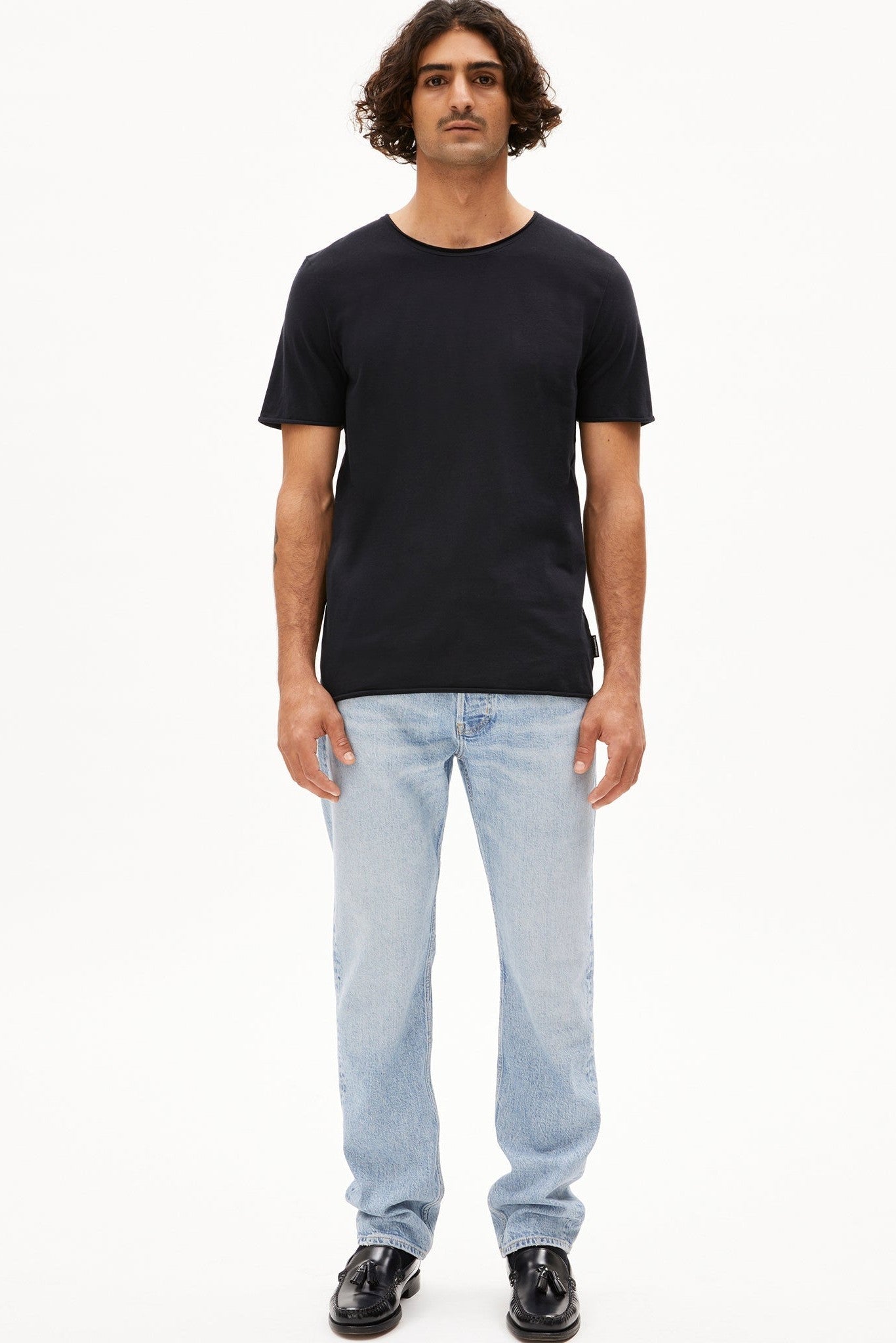 ARMEDANGELS - Jaames Brushed - Black - BACKYARD