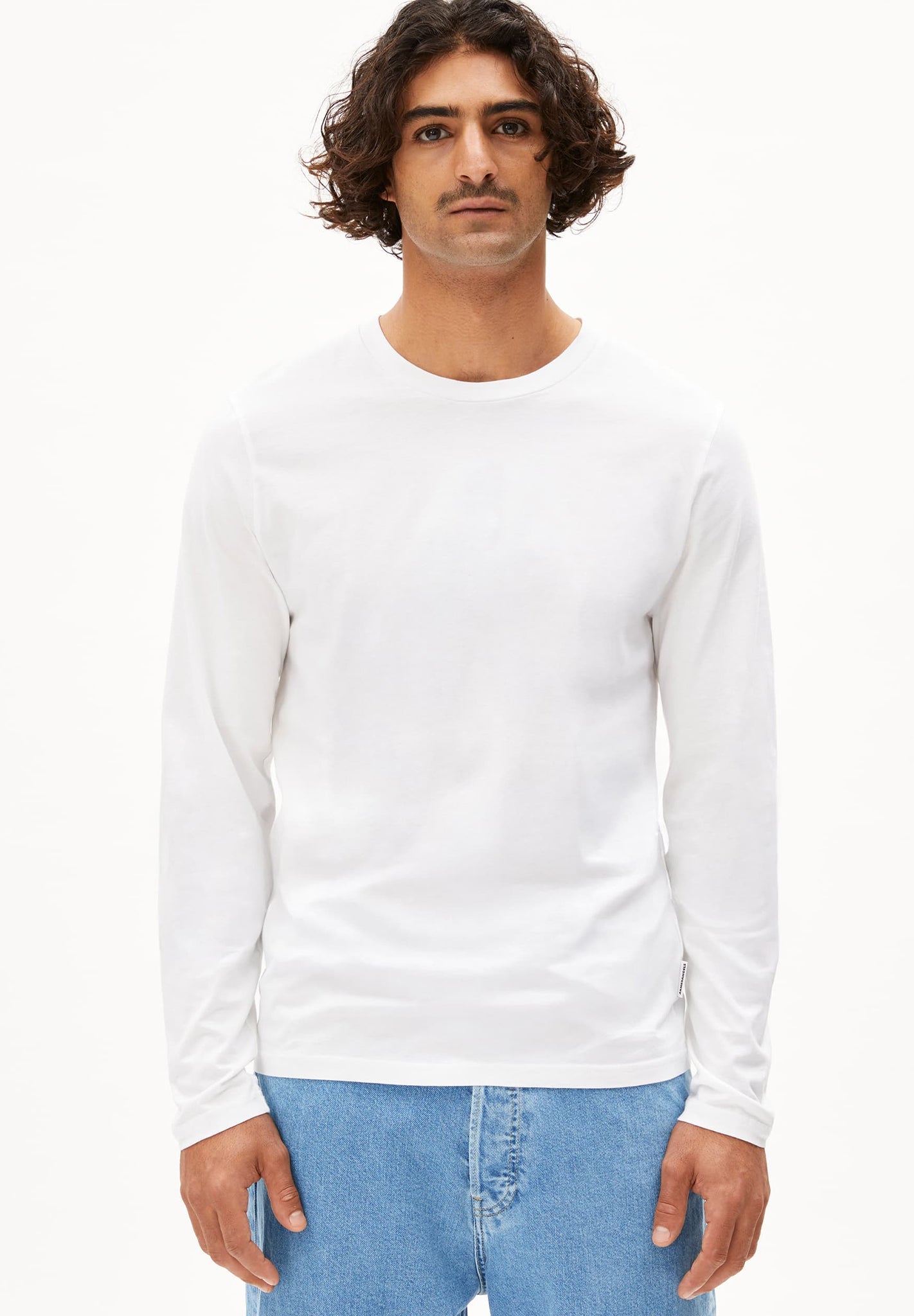 ARMEDANGELS - Jaames Longsleeve - White - BACKYARD