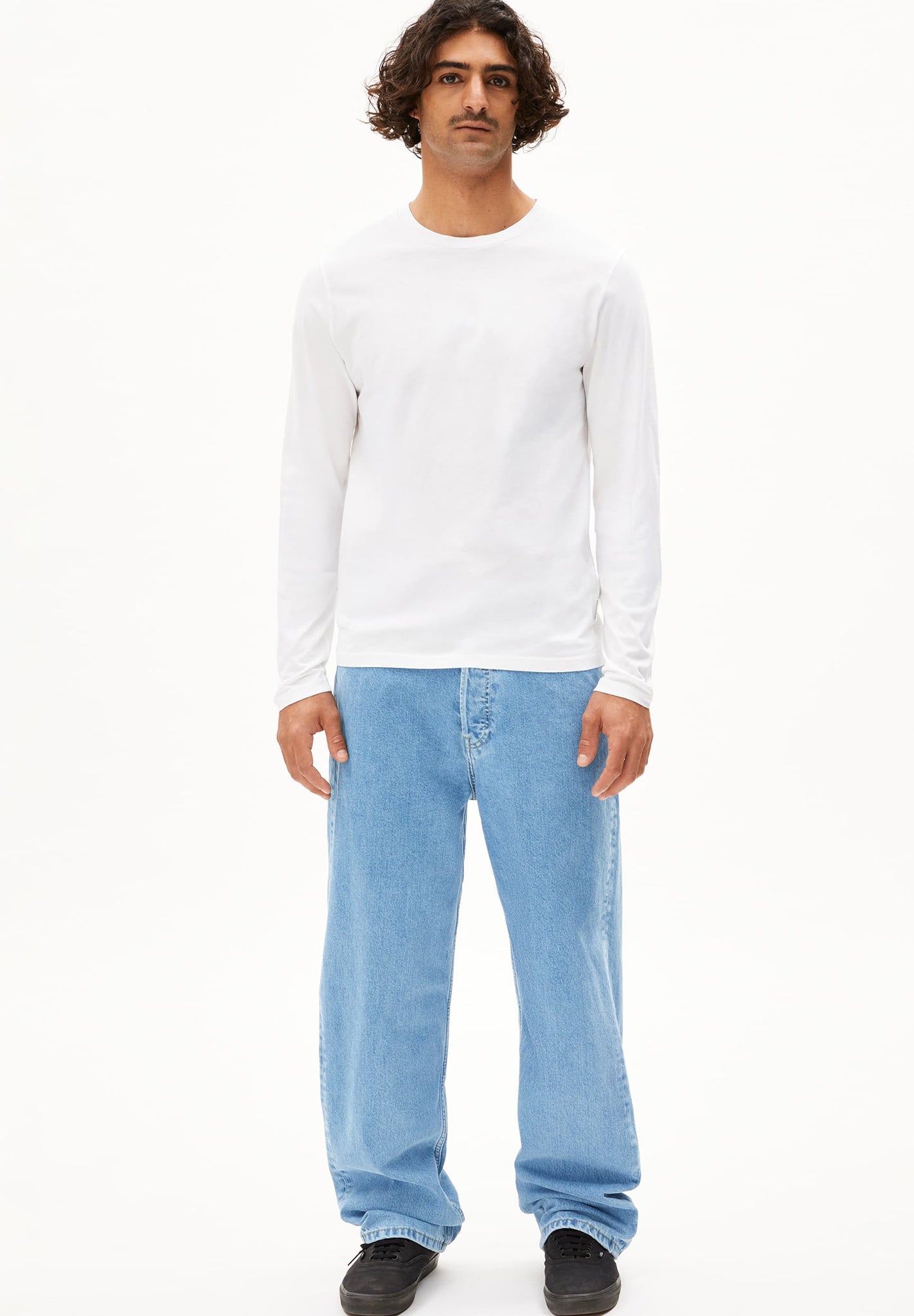 ARMEDANGELS - Jaames Longsleeve - White - BACKYARD