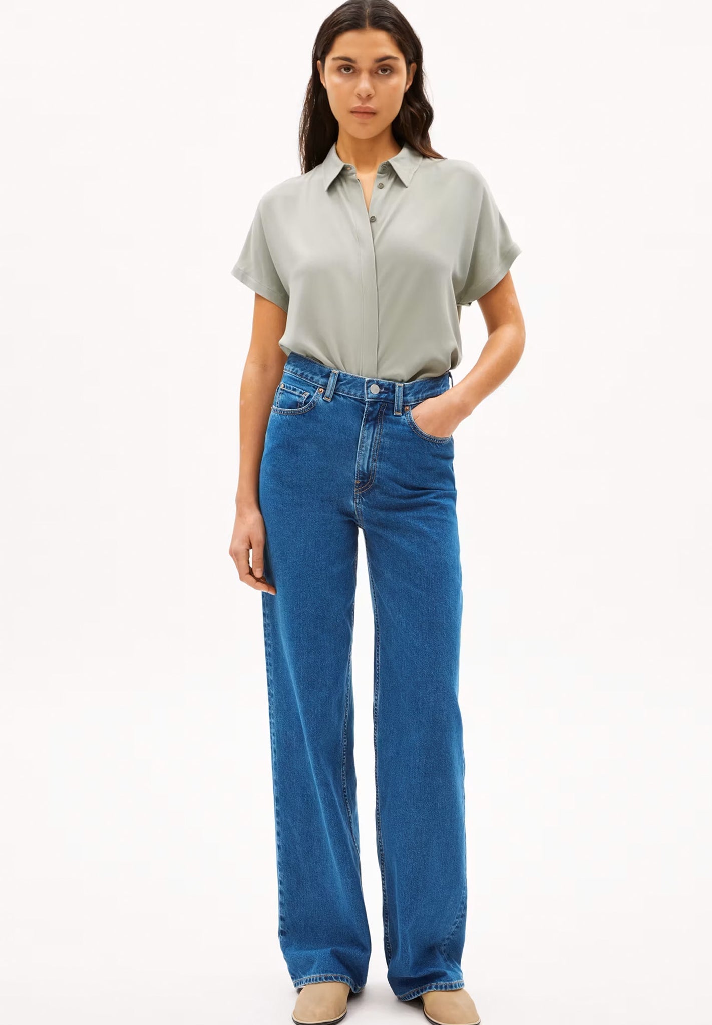 ARMEDANGELS - Larisaana - Seagreen - BACKYARD