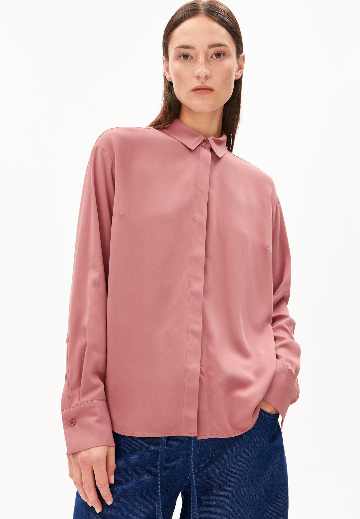 ARMEDANGELS - Larisaana Longsleeve - Light Berry - BACKYARD