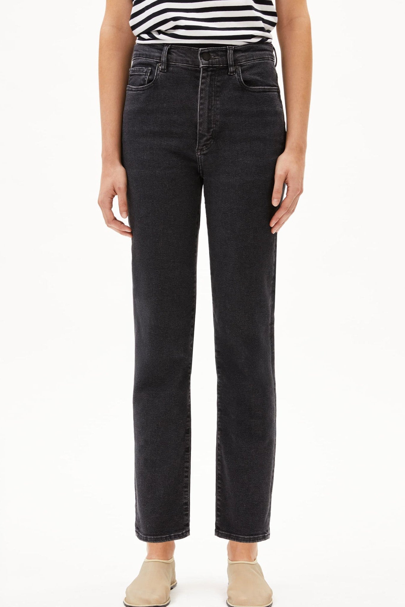 ARMEDANGELS - Lejaani X Stretch - Blackish - BACKYARD