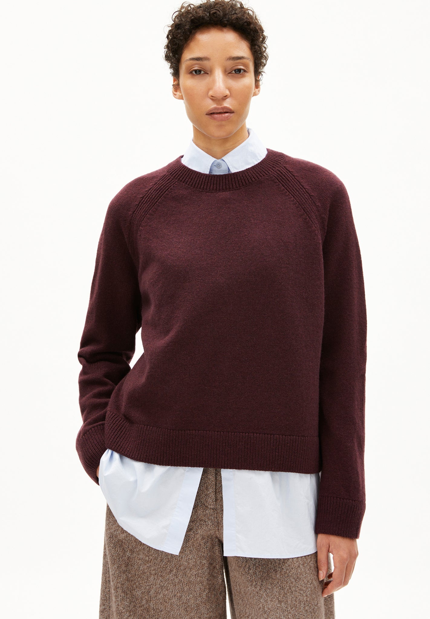 ARMEDANGELS - Liliriaa Reglana - Dark Cranberry - BACKYARD