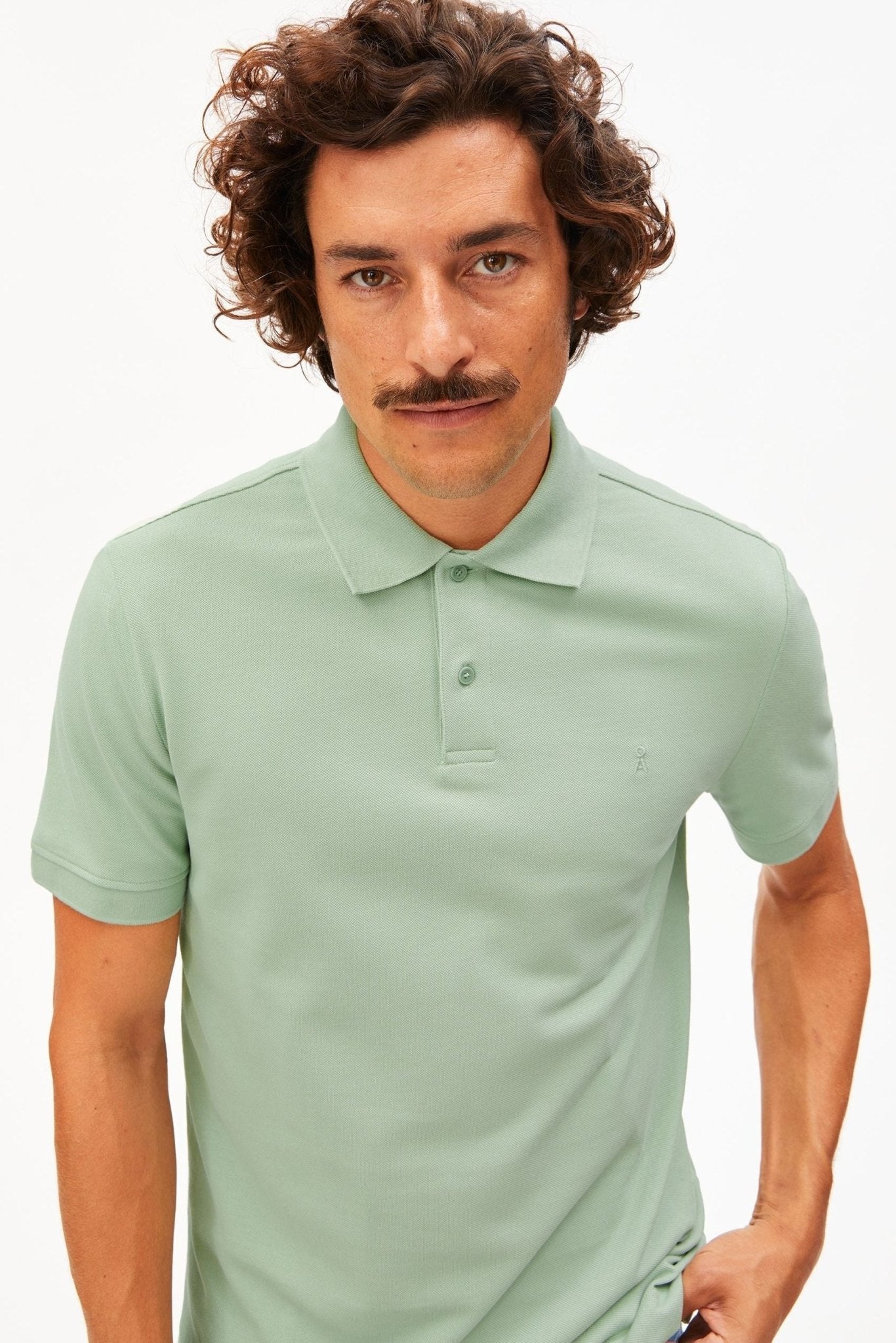 ARMEDANGELS - Maario Poloshirt - Foam - BACKYARD