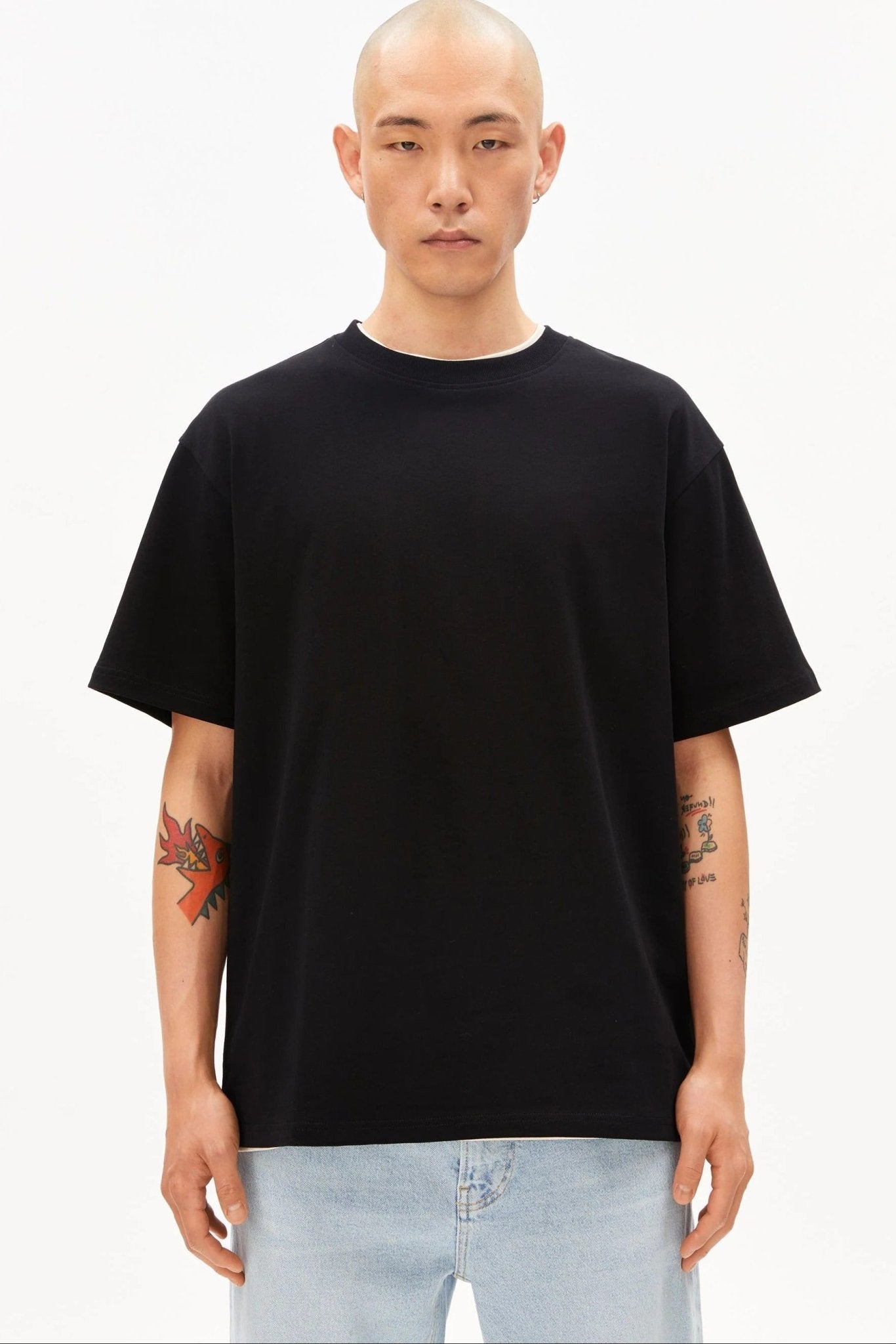 ARMEDANGELS - Maarkos Heavy Weight - Black - BACKYARD