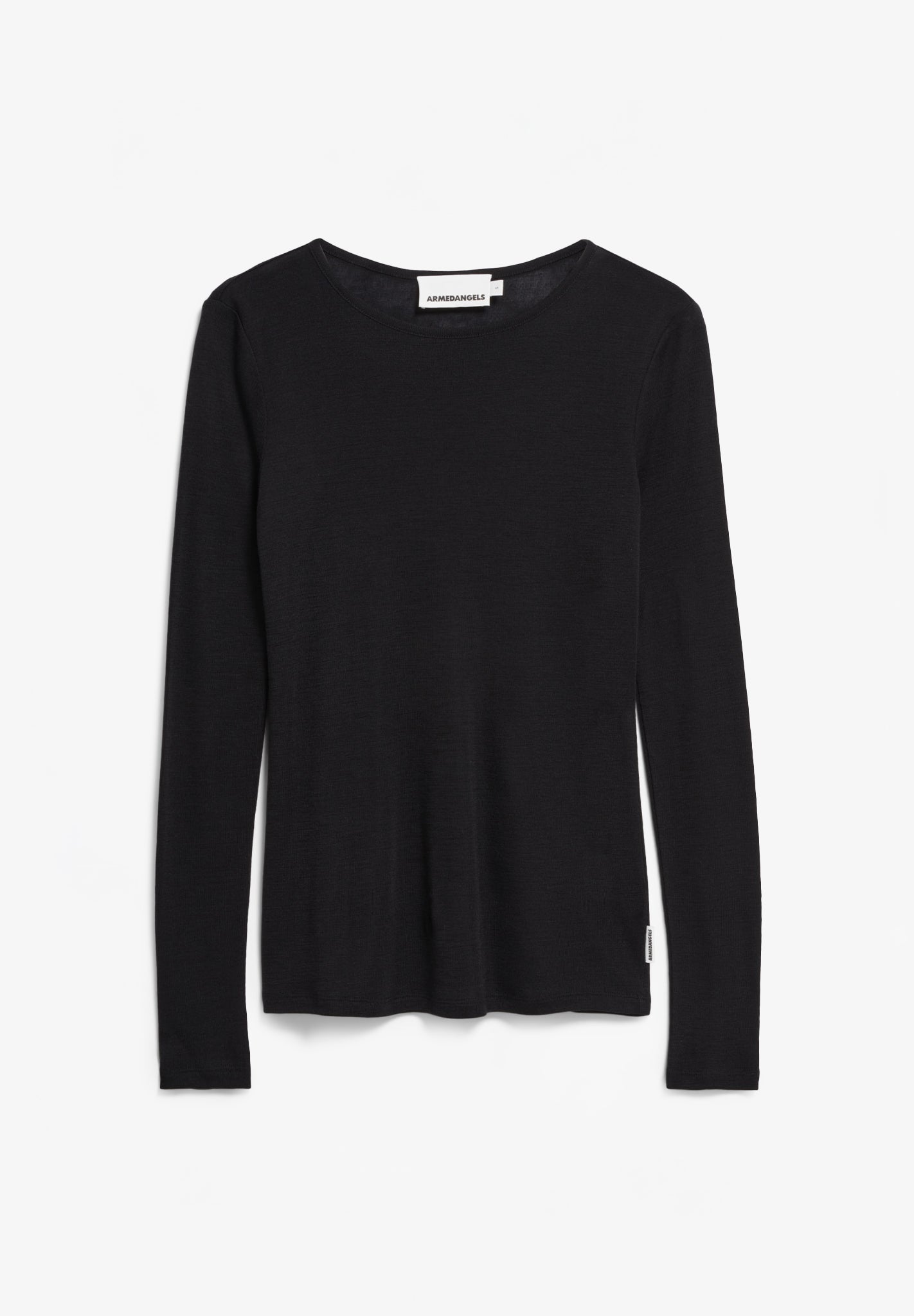 ARMEDANGELS - Maiaa Wool Blend - Black - BACKYARD