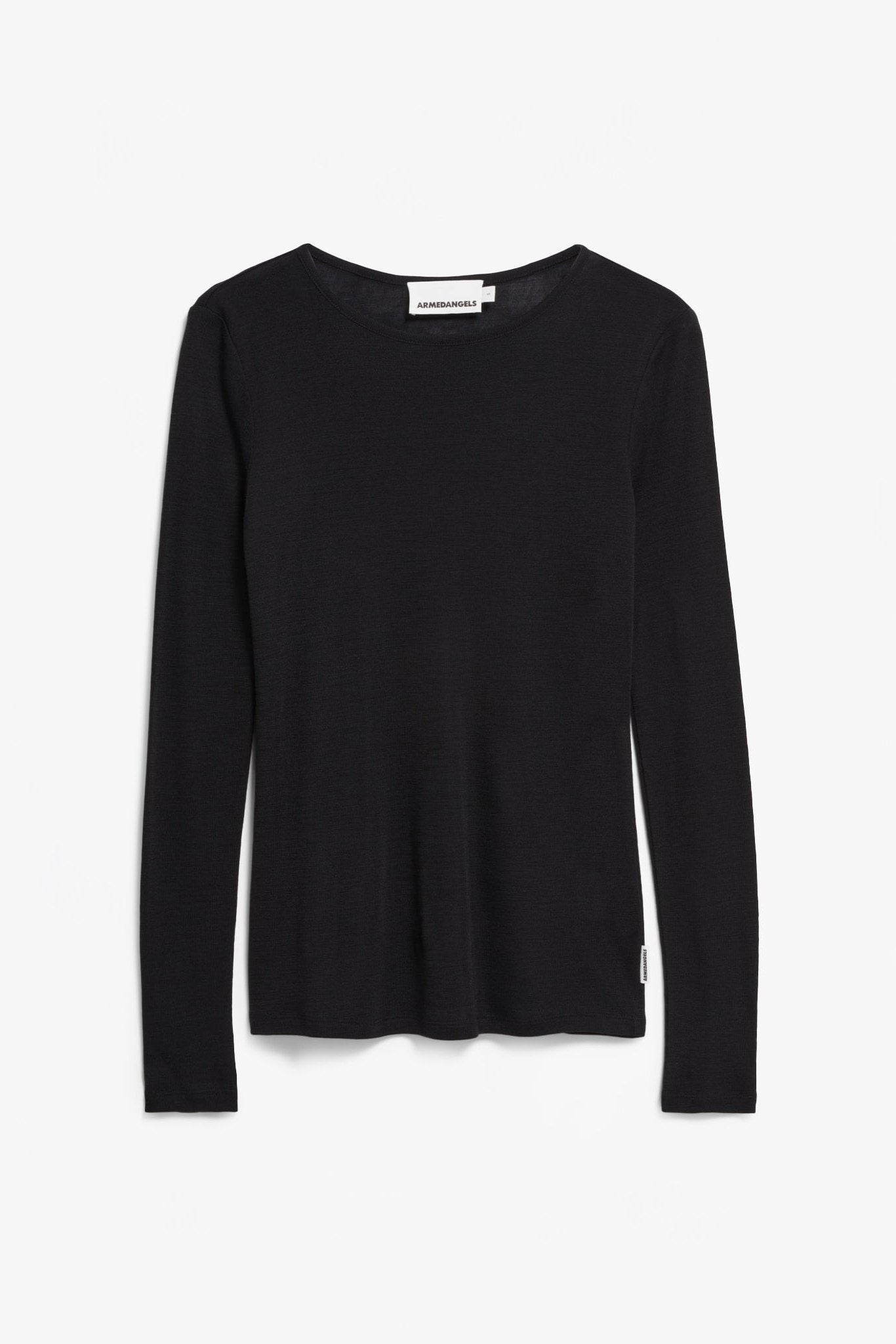 ARMEDANGELS - Maiaa Wool Blend - Black - BACKYARD