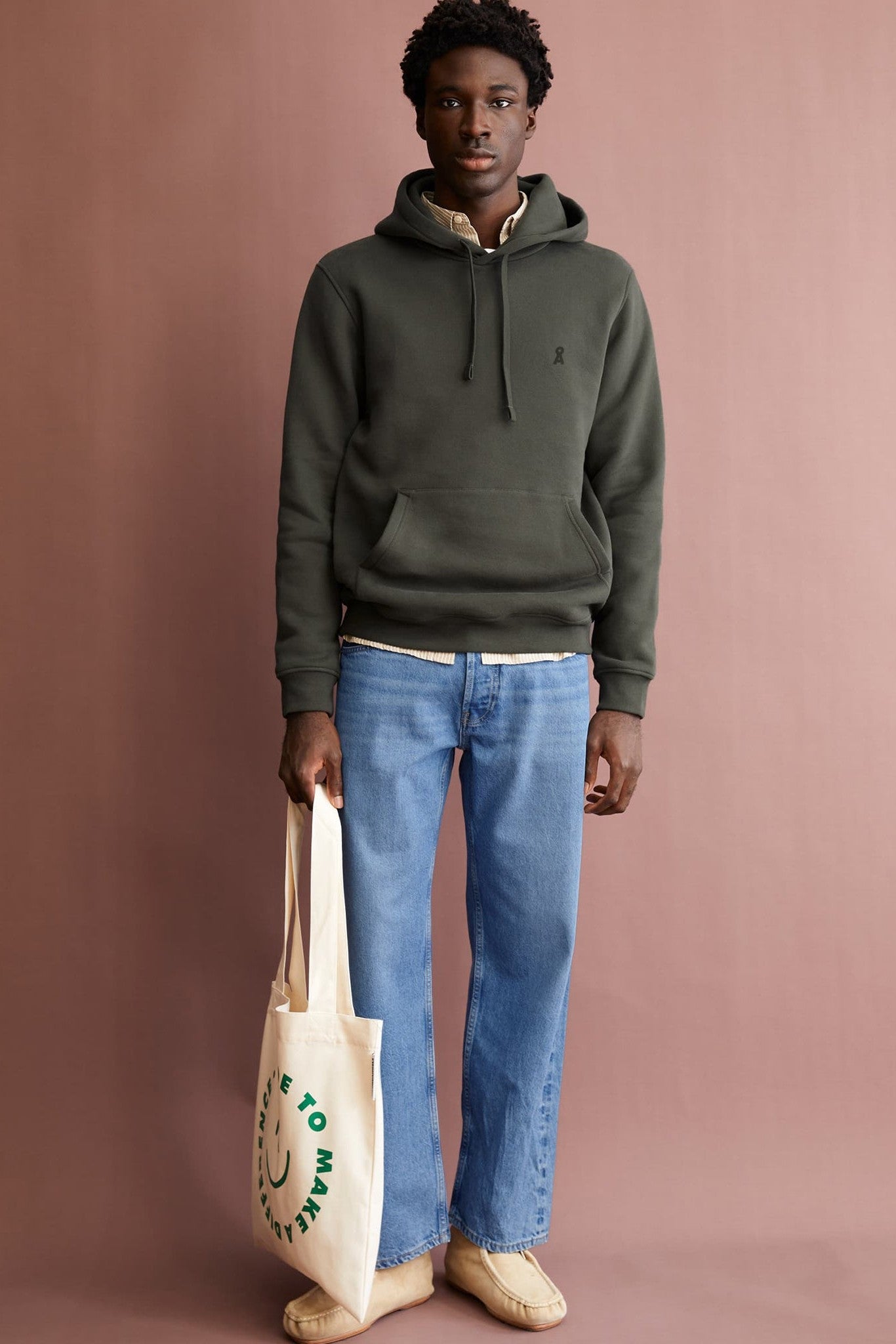 ARMEDANGELS - Paarlo Fleece - Forest Pine - BACKYARD