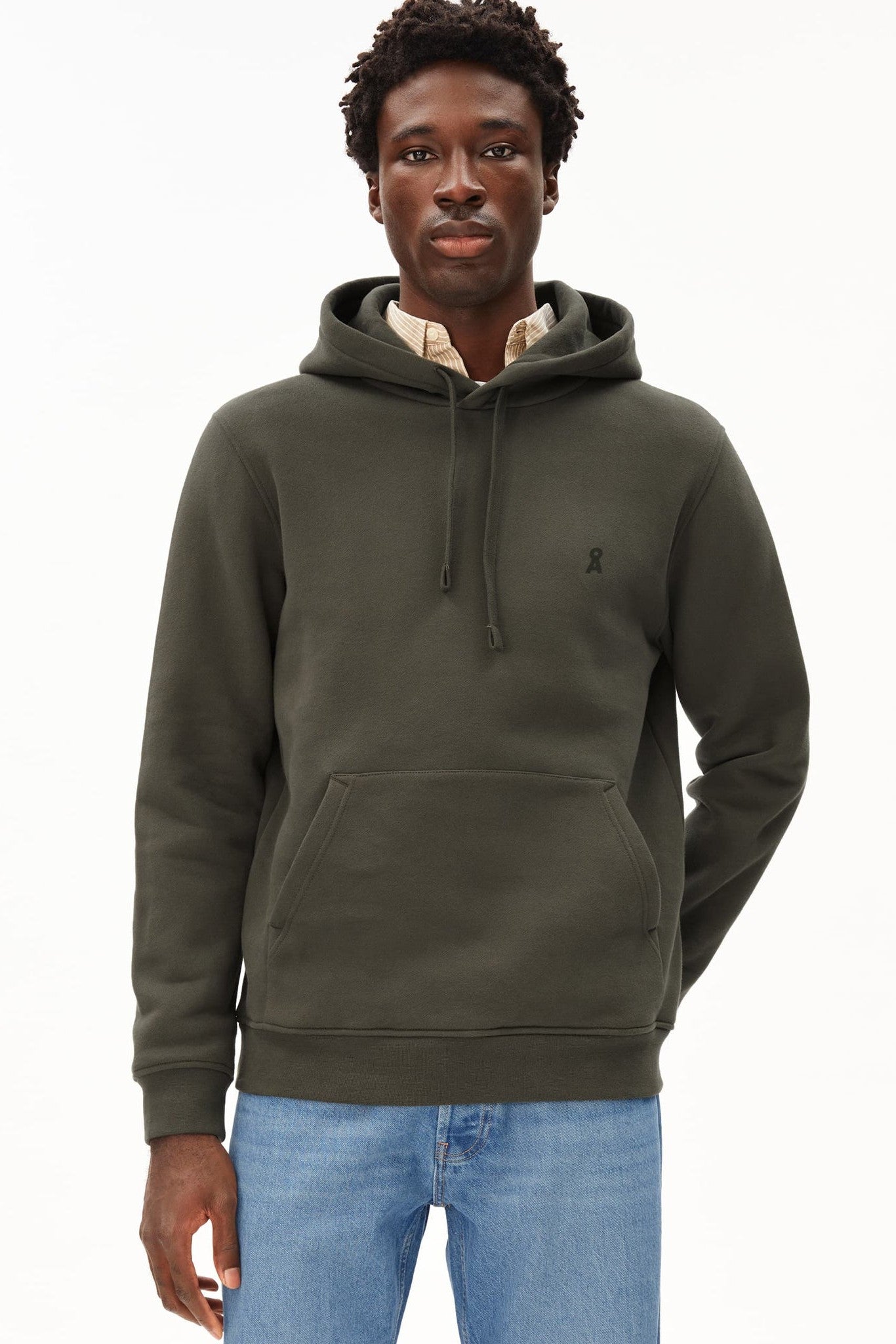 ARMEDANGELS - Paarlo Fleece - Forest Pine - BACKYARD