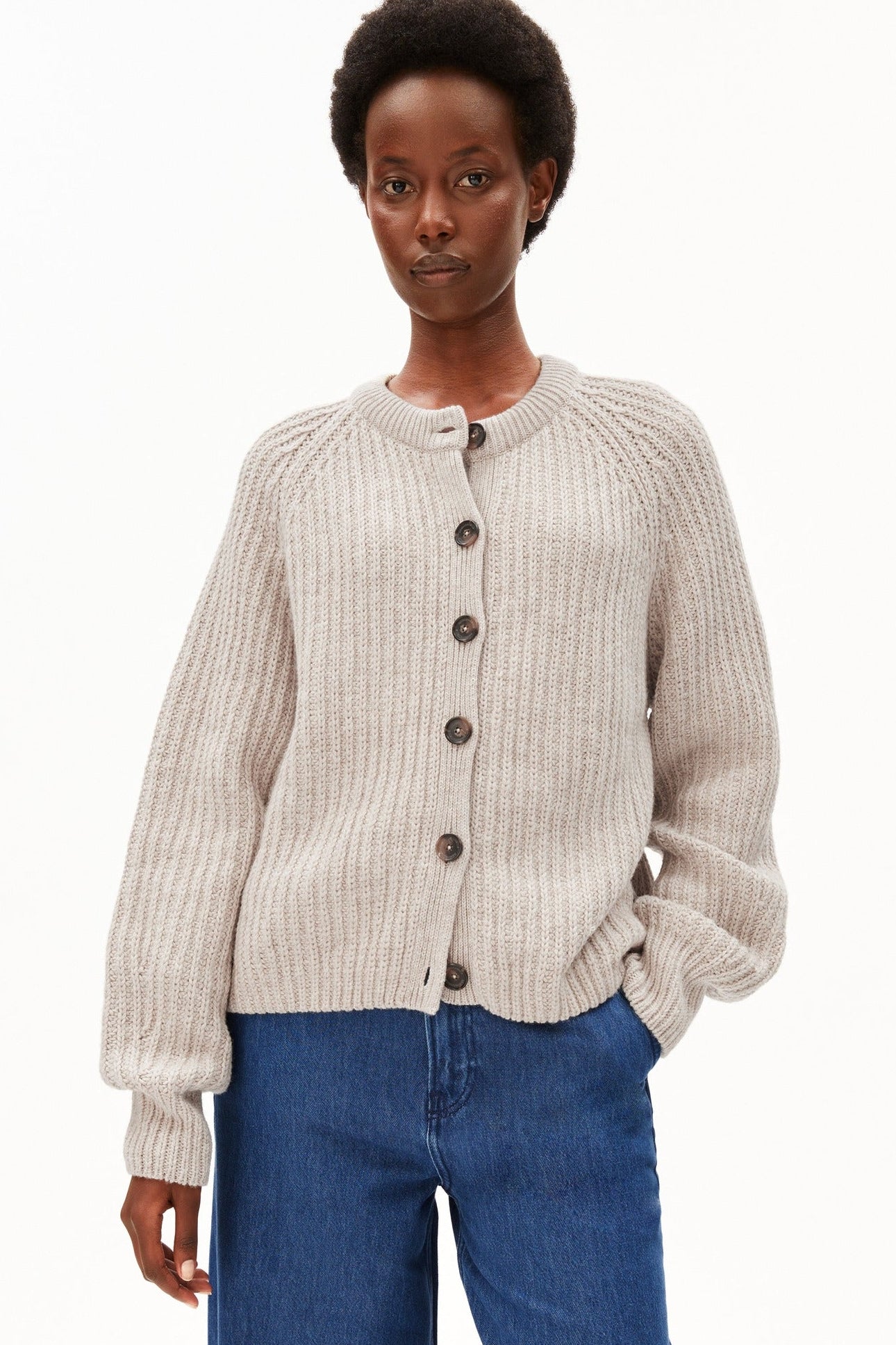 Rib Knit Cardigan