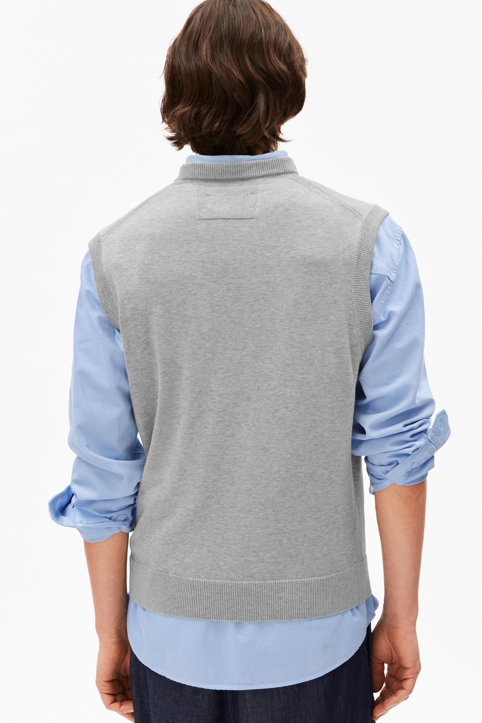 V-Neck Sleeveless Knit Vest