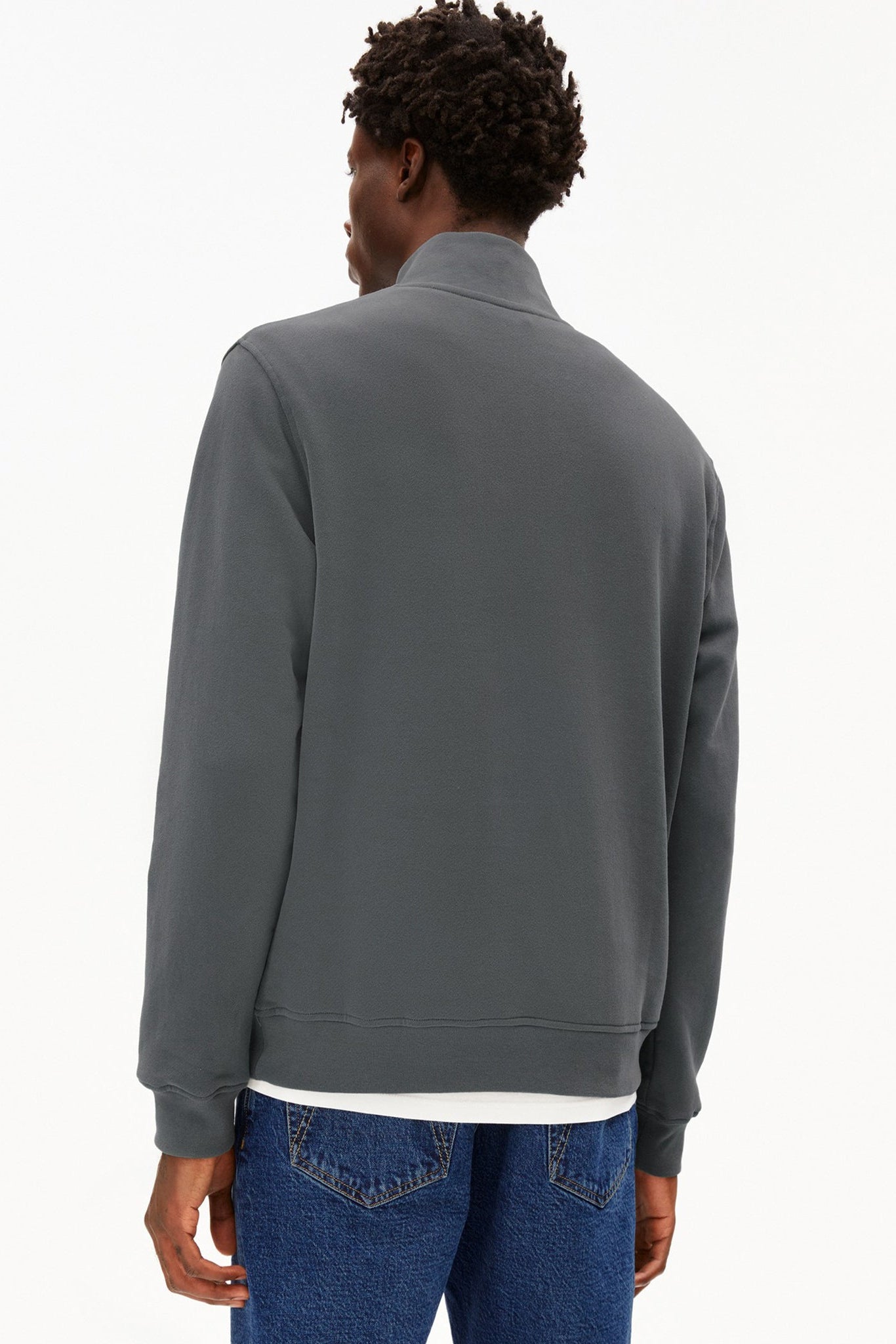 ARMEDANGELS - Waarlo Fleece - Space Steel - BACKYARD