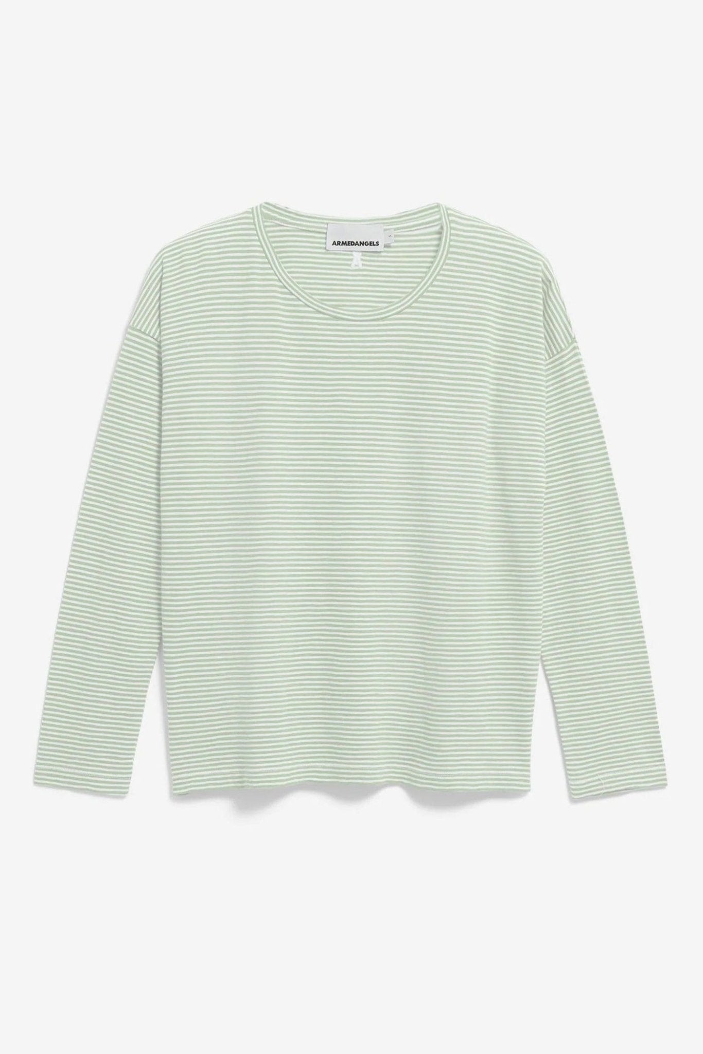 ARMEDANGELS - Xianaa Lovely Stripes - Oatmilk Foam - BACKYARD