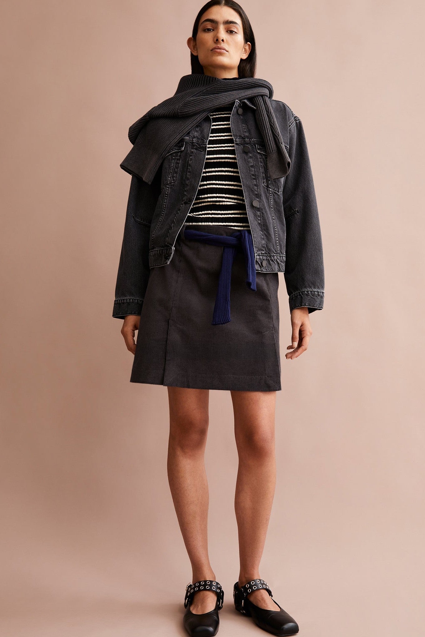 ARMEDANGELS - Zalaiaa Corduroy - Dark Steel - BACKYARD