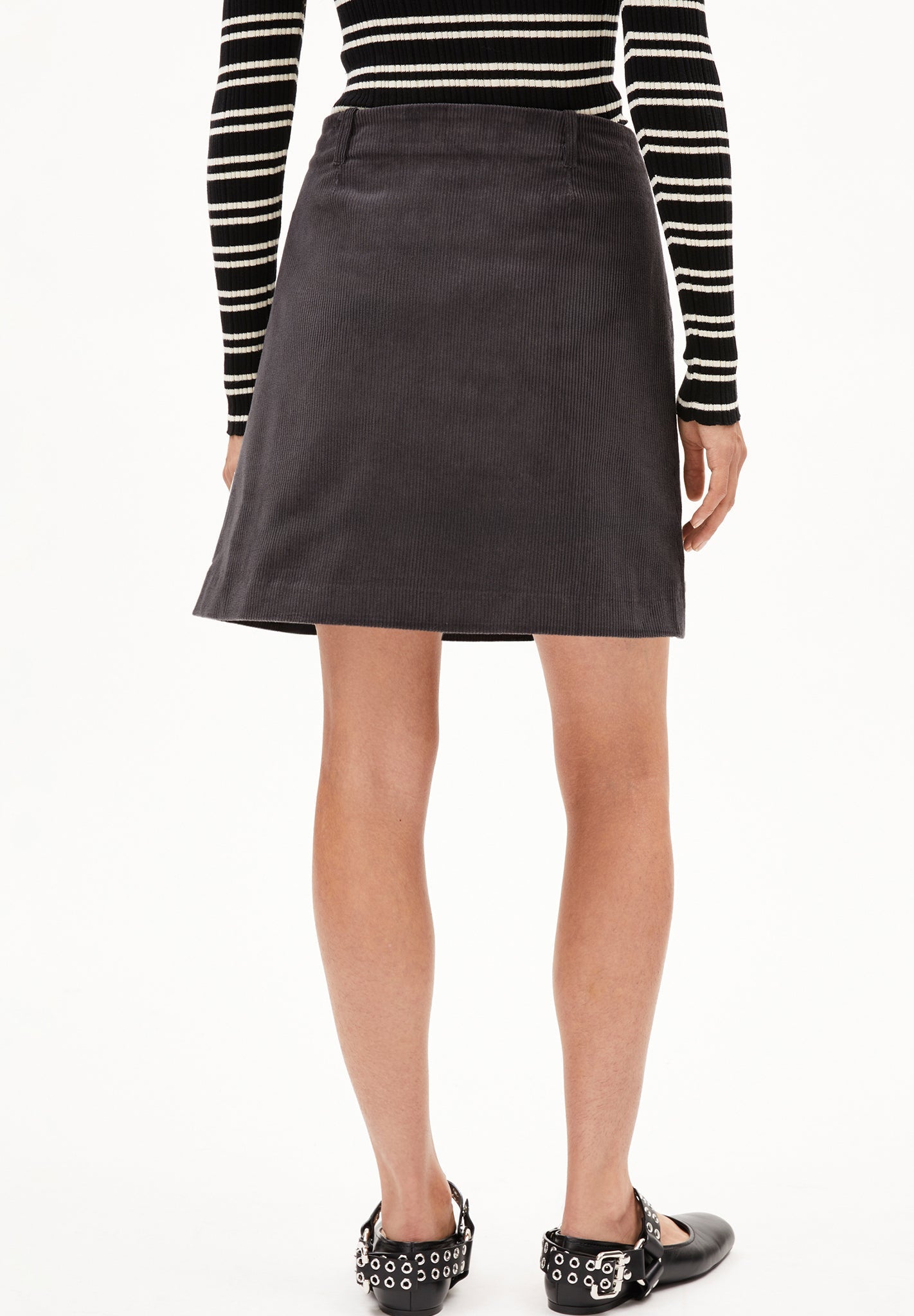 ARMEDANGELS - Zalaiaa Corduroy - Dark Steel - BACKYARD