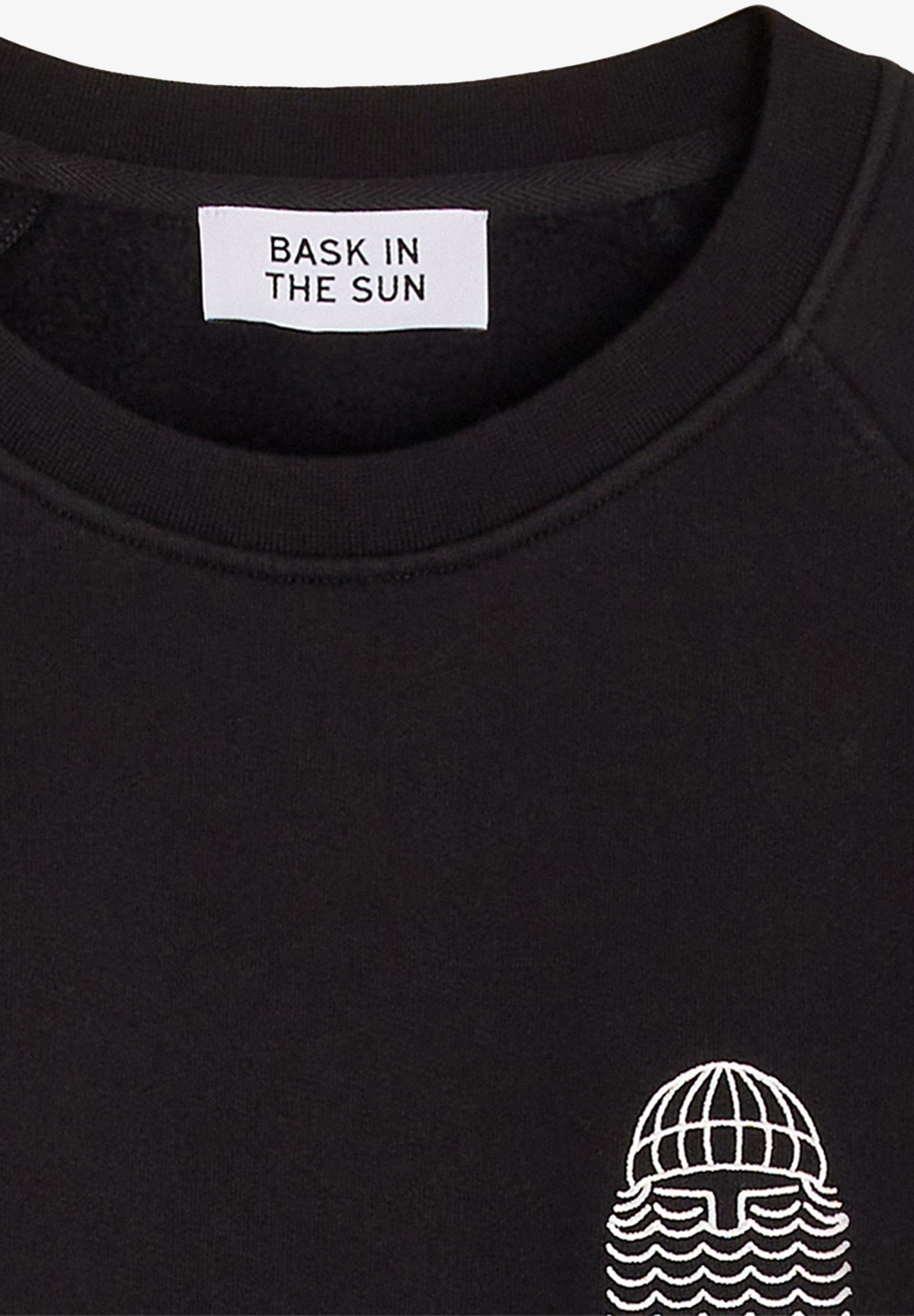 BASK IN THE SUN - Mini To The Sea Sweat - Black - BACKYARD