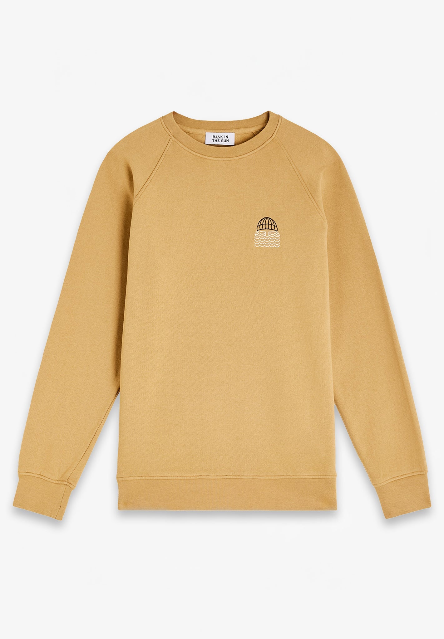 BASK IN THE SUN - Mini To The Sea Sweat - Coffee - BACKYARD