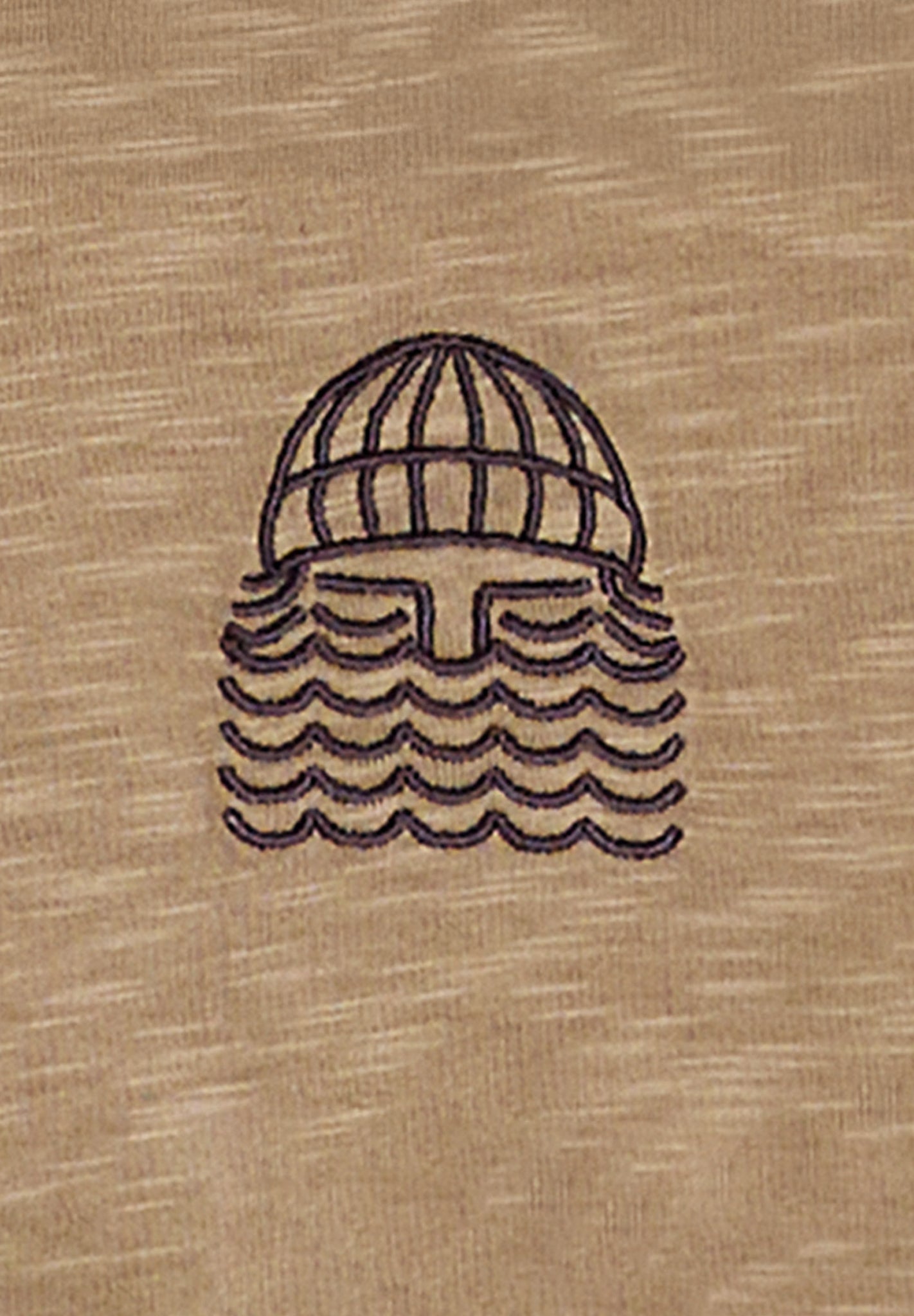 BASK IN THE SUN - Mini To The Sea Tee - Taupe - BACKYARD