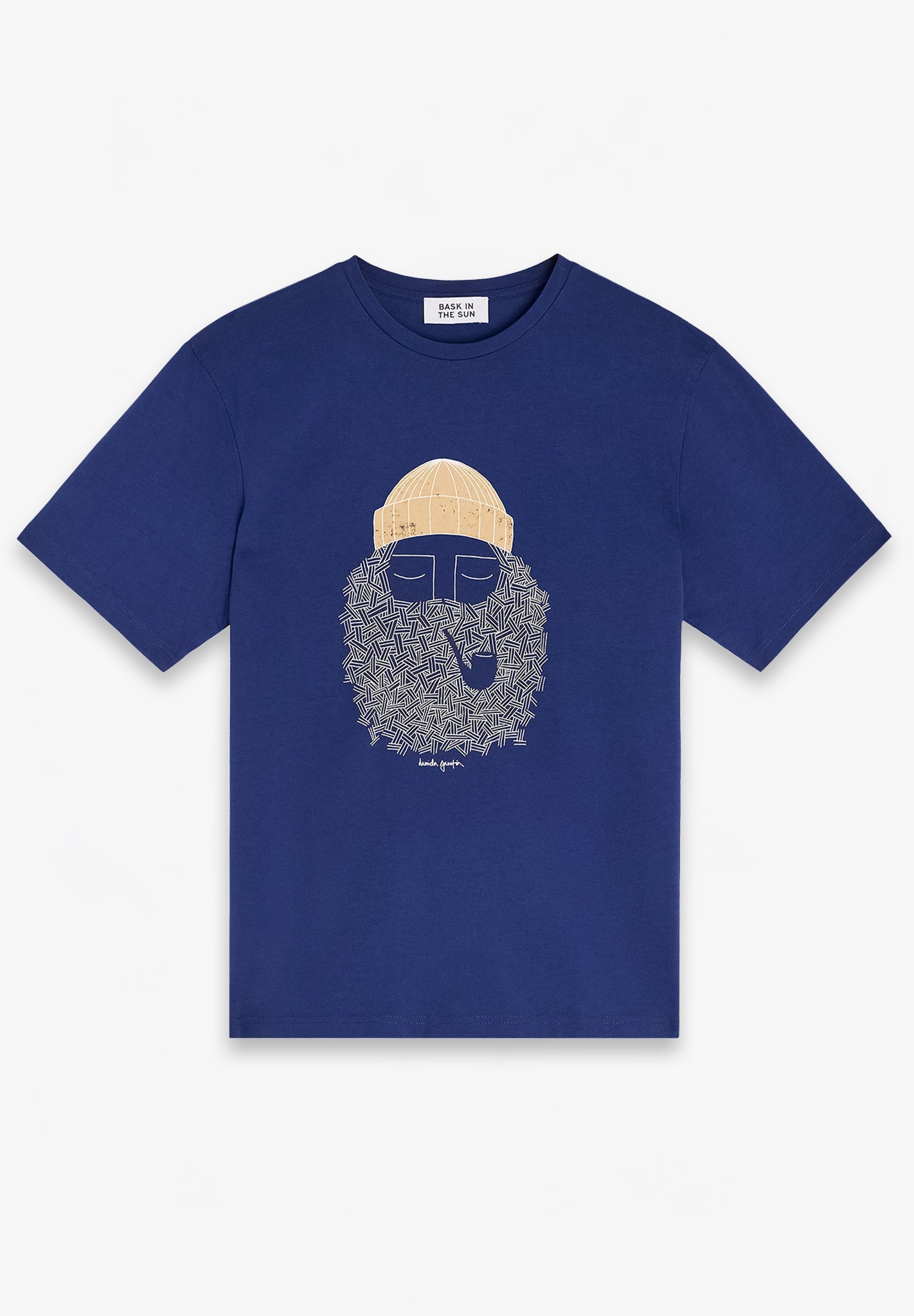 BASK IN THE SUN - Smoking Pipe Tee - Abyss - BACKYARD