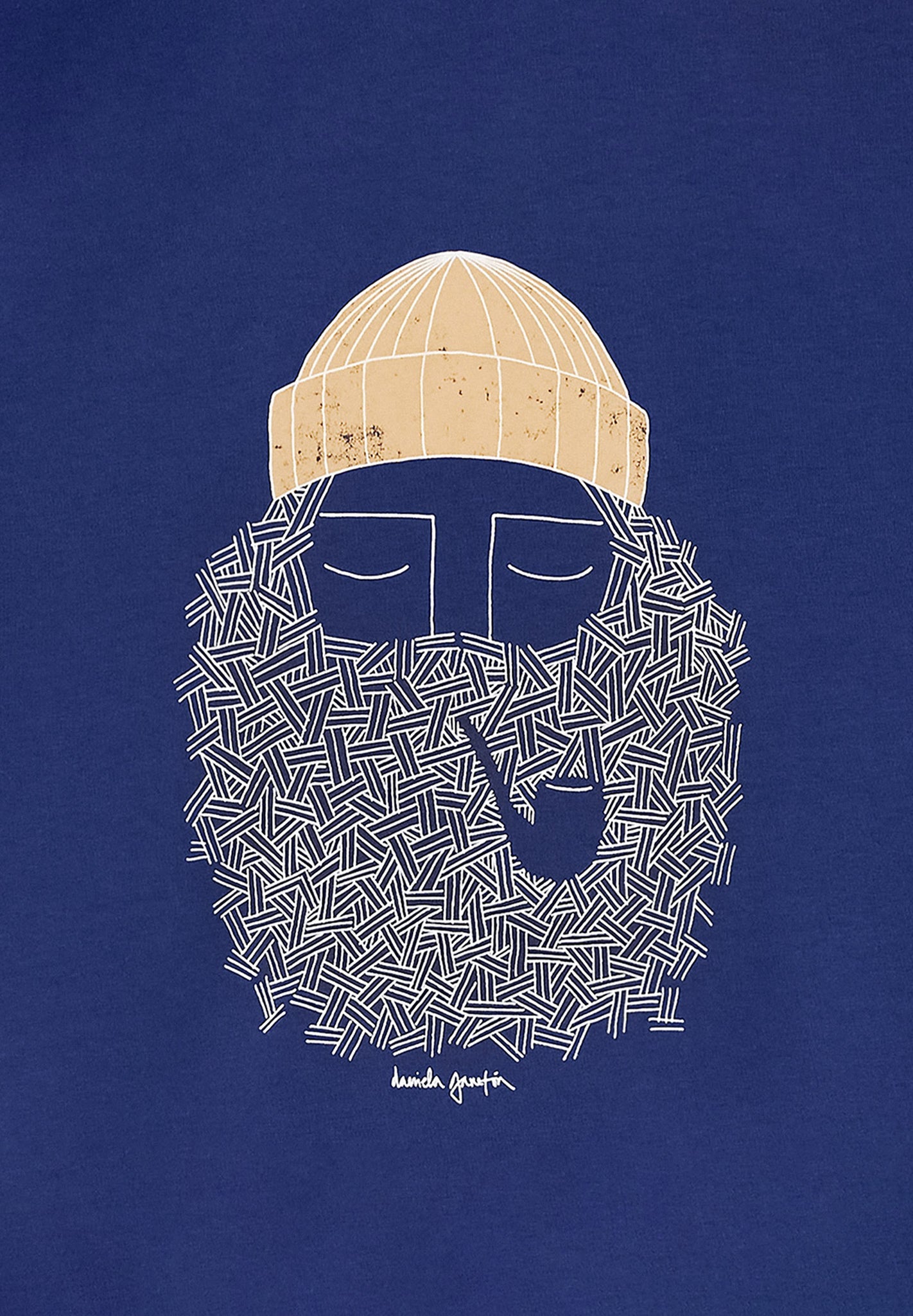 BASK IN THE SUN - Smoking Pipe Tee - Abyss - BACKYARD