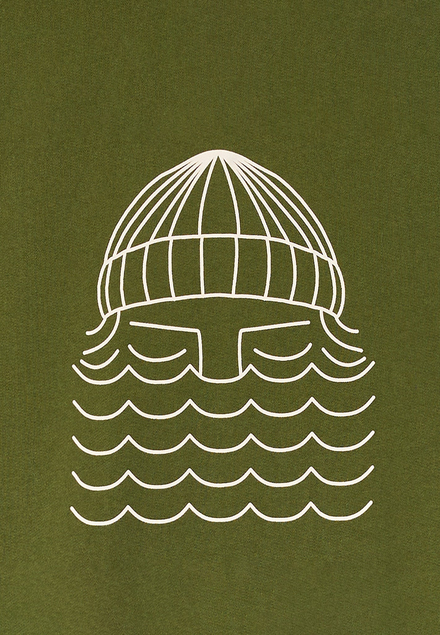 BASK IN THE SUN - To The Sea Sweat - Olive - BACKYARD