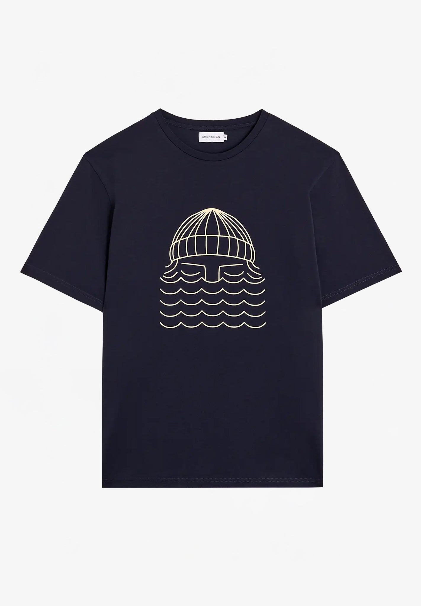 BASK IN THE SUN - To The Sea Tee - Navy - BACKYARD