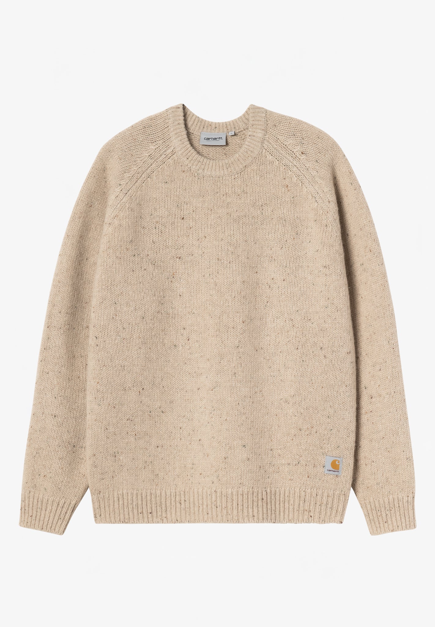 CARHARTT WIP - Anglistic Sweater - Speckled Fleur De Sel - BACKYARD