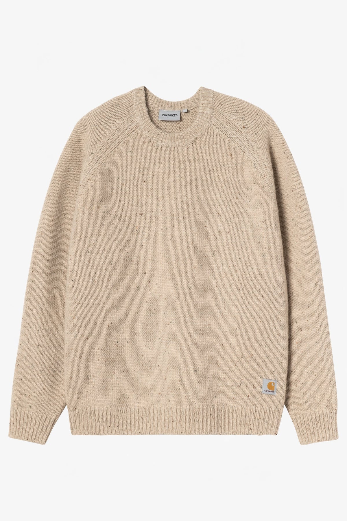 CARHARTT WIP - Anglistic Sweater - Speckled Fleur De Sel - BACKYARD