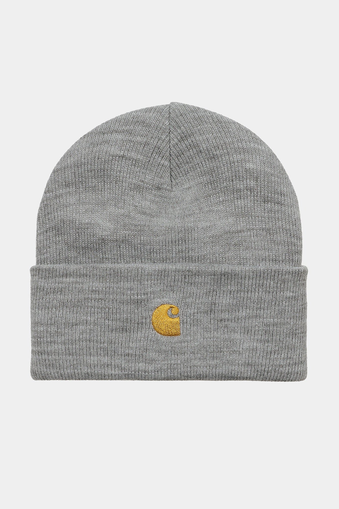 CARHARTT WIP - Chase Beanie - Grey Heather Gold - BACKYARD