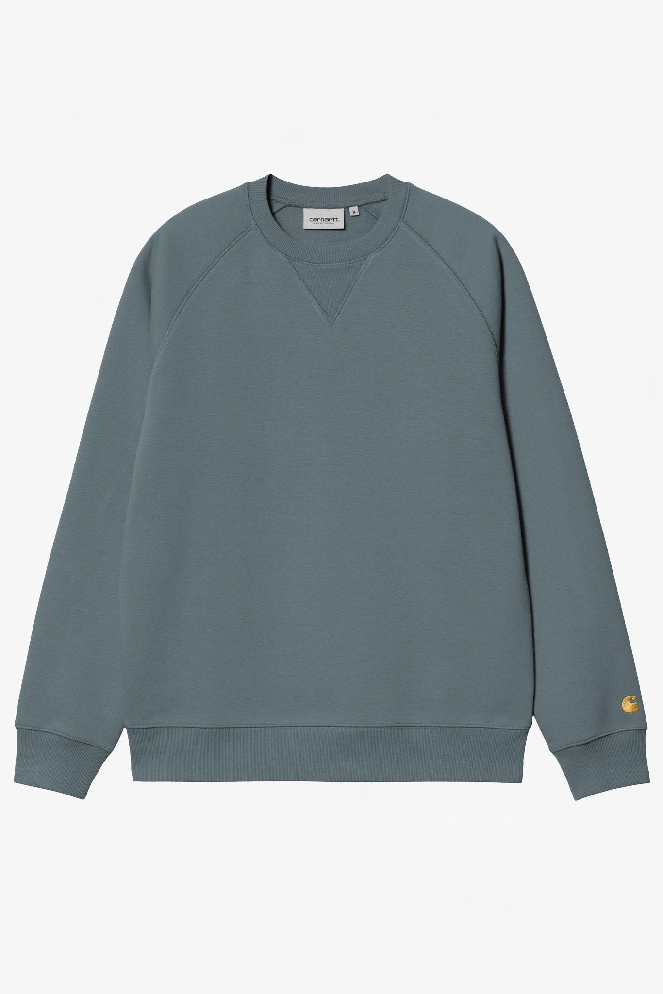 CARHARTT WIP - Chase Sweat - Cozy Blue Gold - BACKYARD